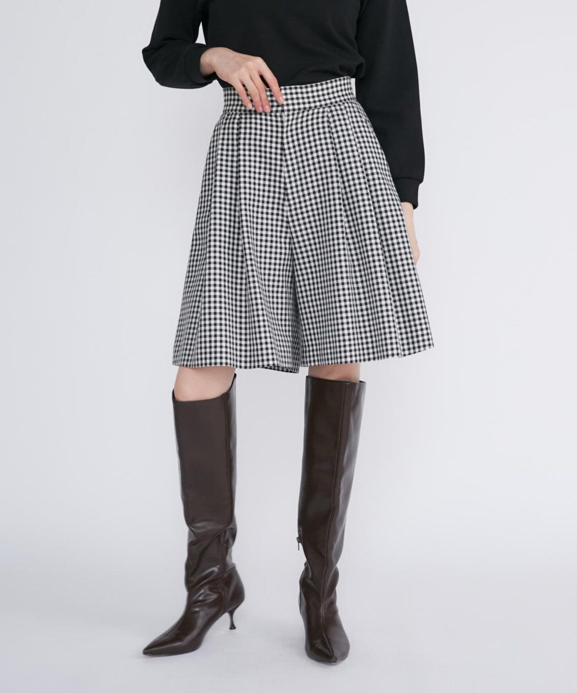 Maglie le cassetto「チェックキュロット」|キュロット|