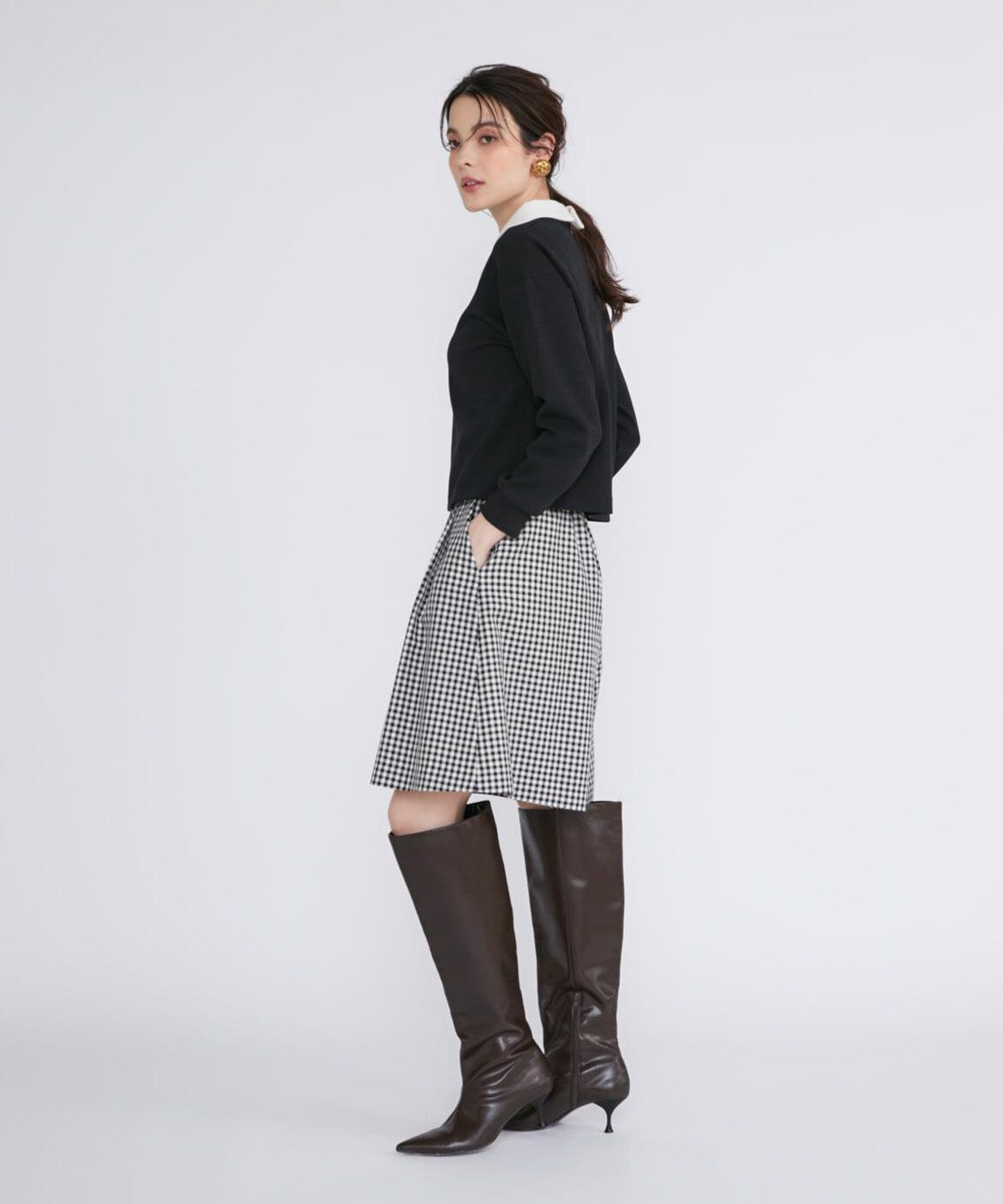 Maglie le cassetto「チェックキュロット」|キュロット|