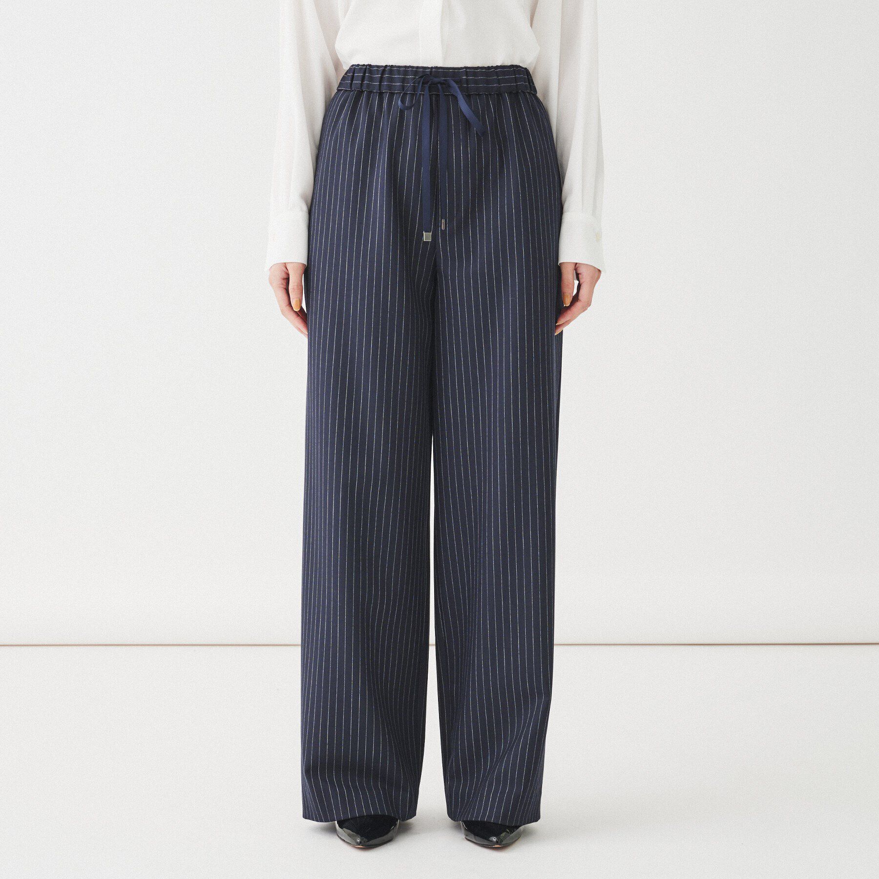 UNTITLED「【ウエストゴム/ワイド】ストライプイージーパンツ」|その他|