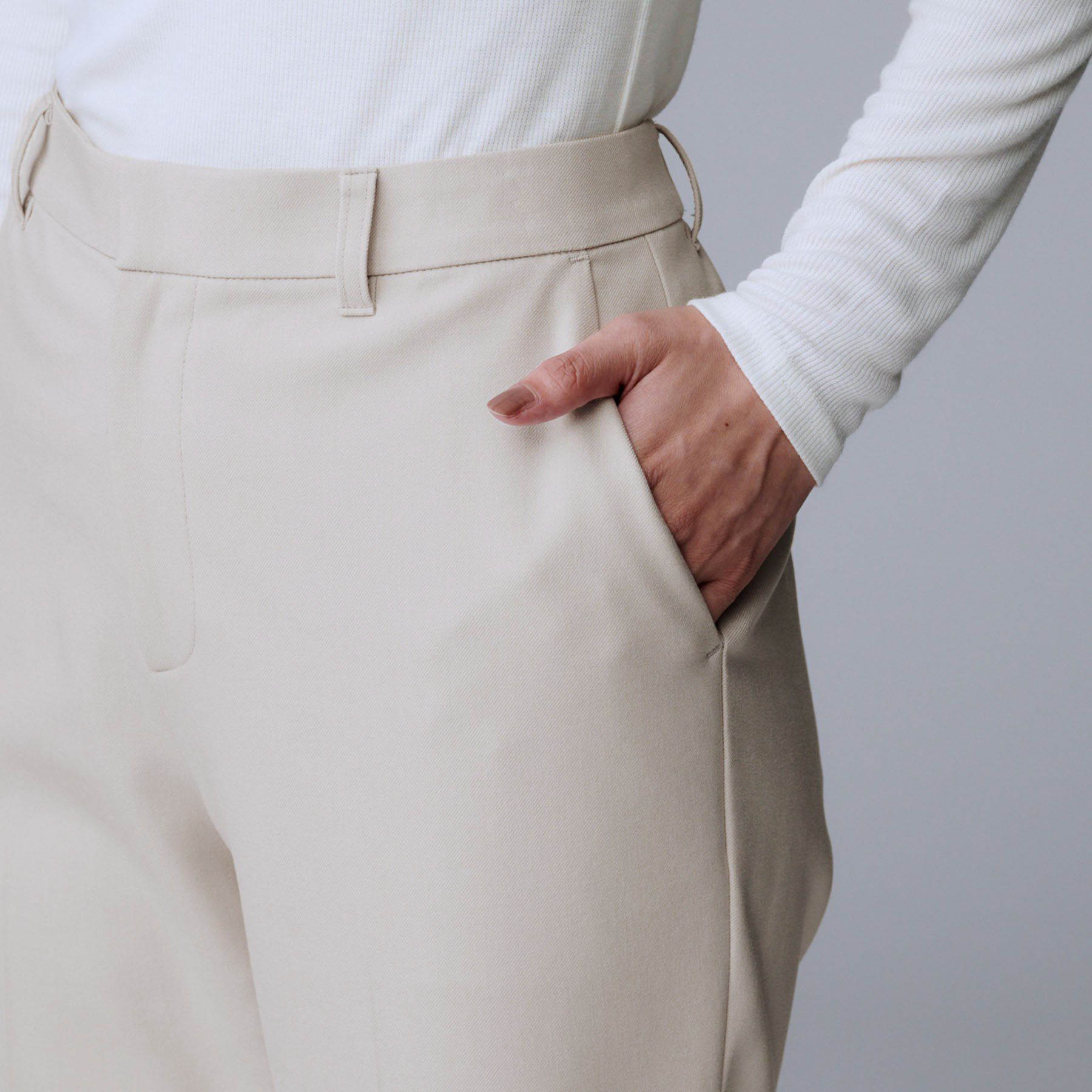 UNTITLED「【あったか素材/ストレッチ性】裏起毛テーパードパンツ」|その他|