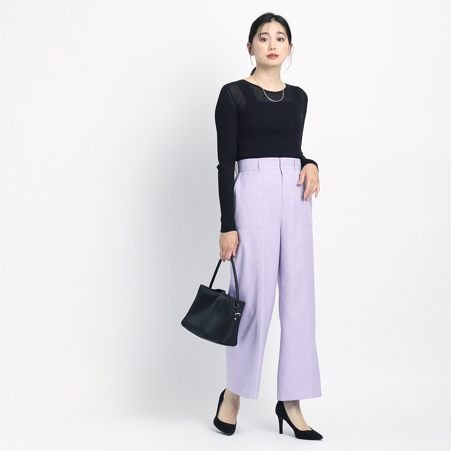 COUP DE CHANCE「【洗える／ストレートワイドのシルエット】カジュアルすぎない！キレイめカーゴ風パンツ」|その他|