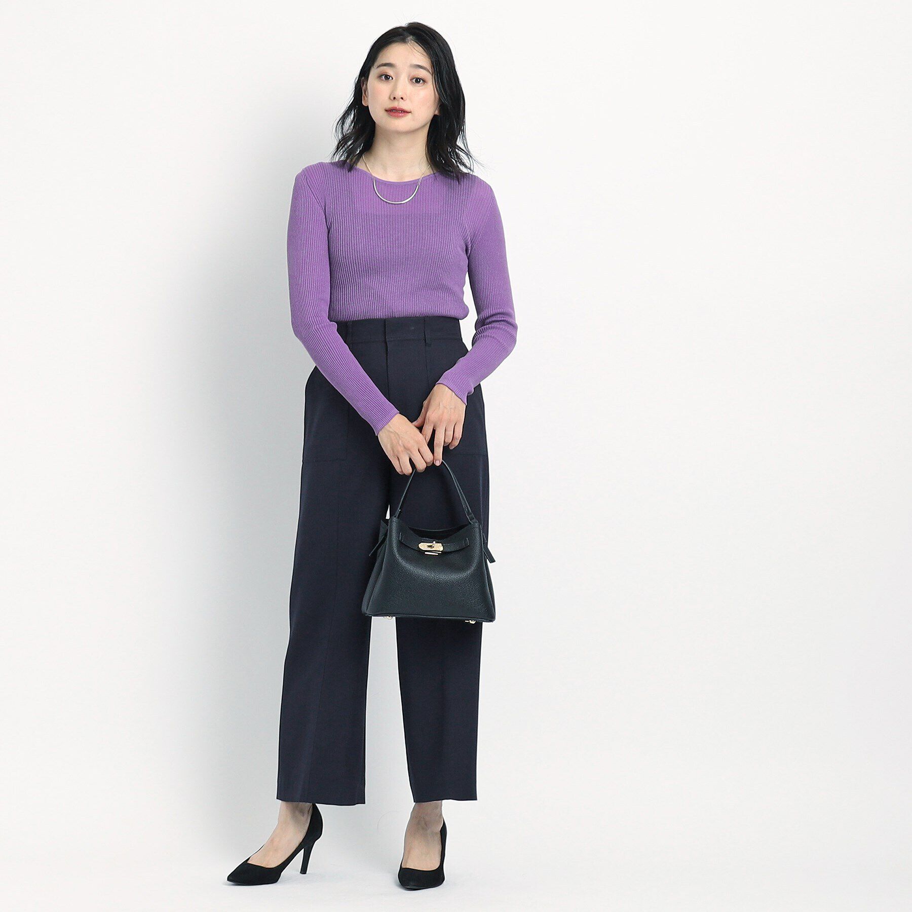 COUP DE CHANCE「【洗える／ストレートワイドのシルエット】カジュアルすぎない！キレイめカーゴ風パンツ」|その他|