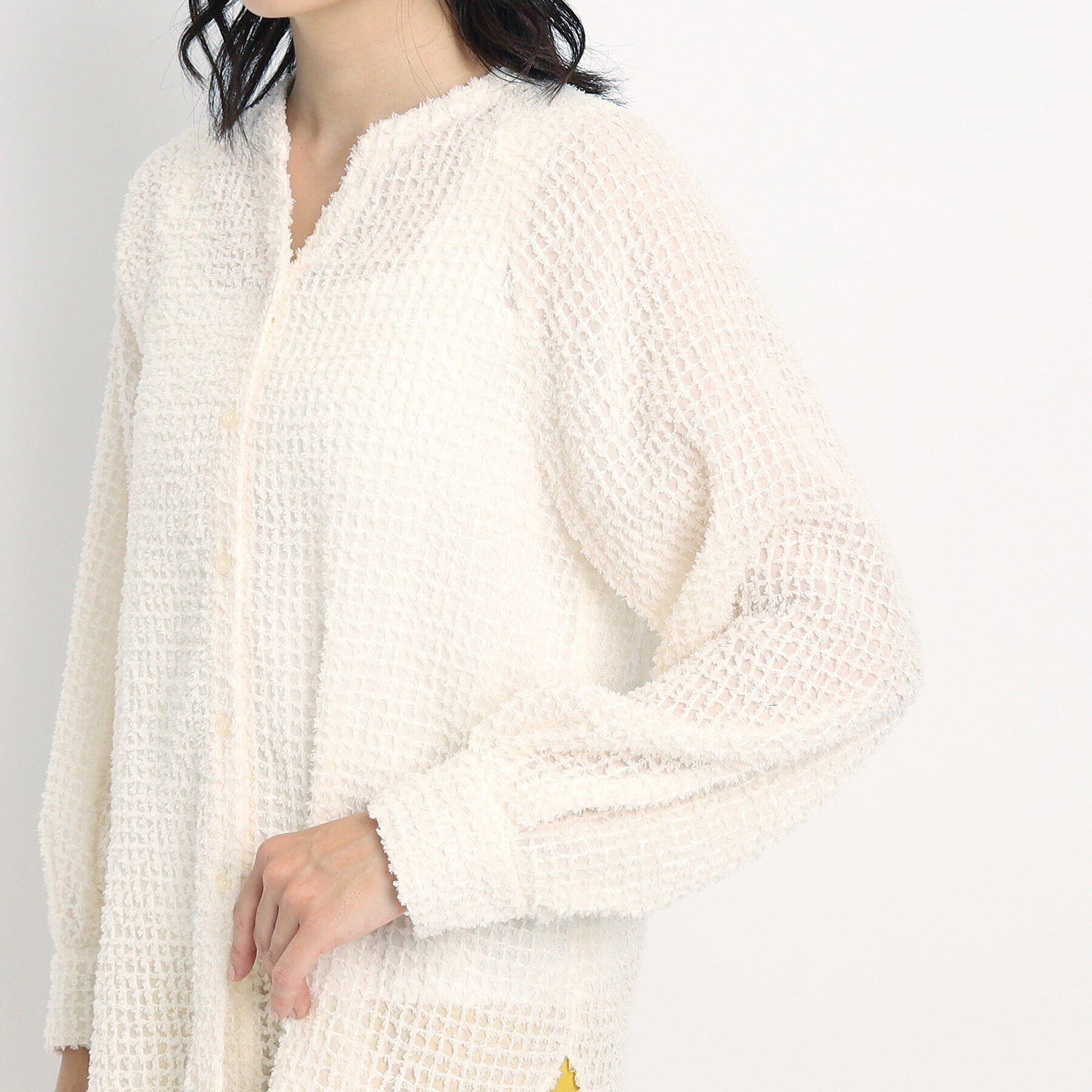 COUP DE CHANCE「【洗える】フェザーシフォンのブラウス」|シャツ・ブラウス|