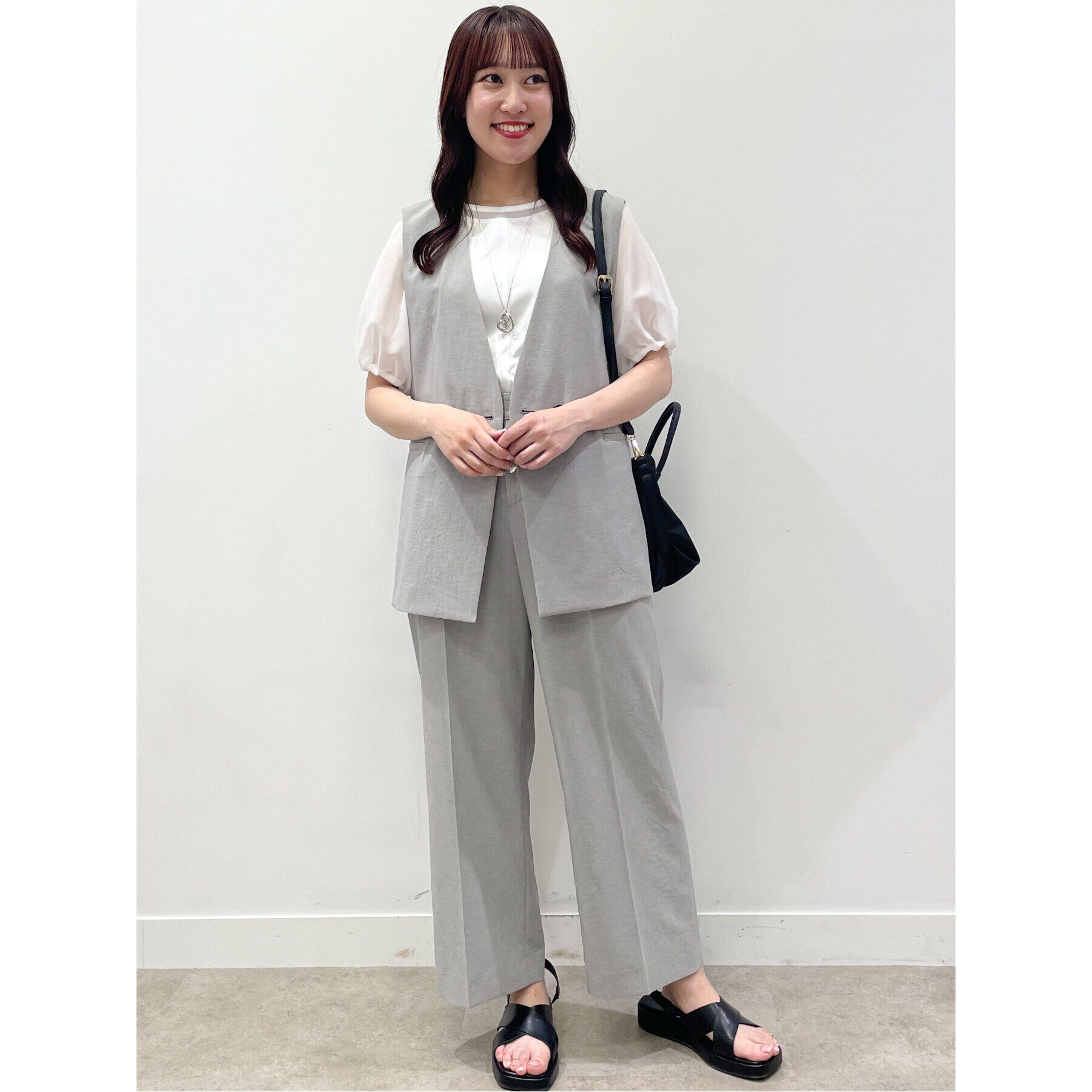 Reflect「【SALE／UVカット／接触冷感／洗える／シワになりにくい】涼しげサマージレ」|ベスト・ジレ|