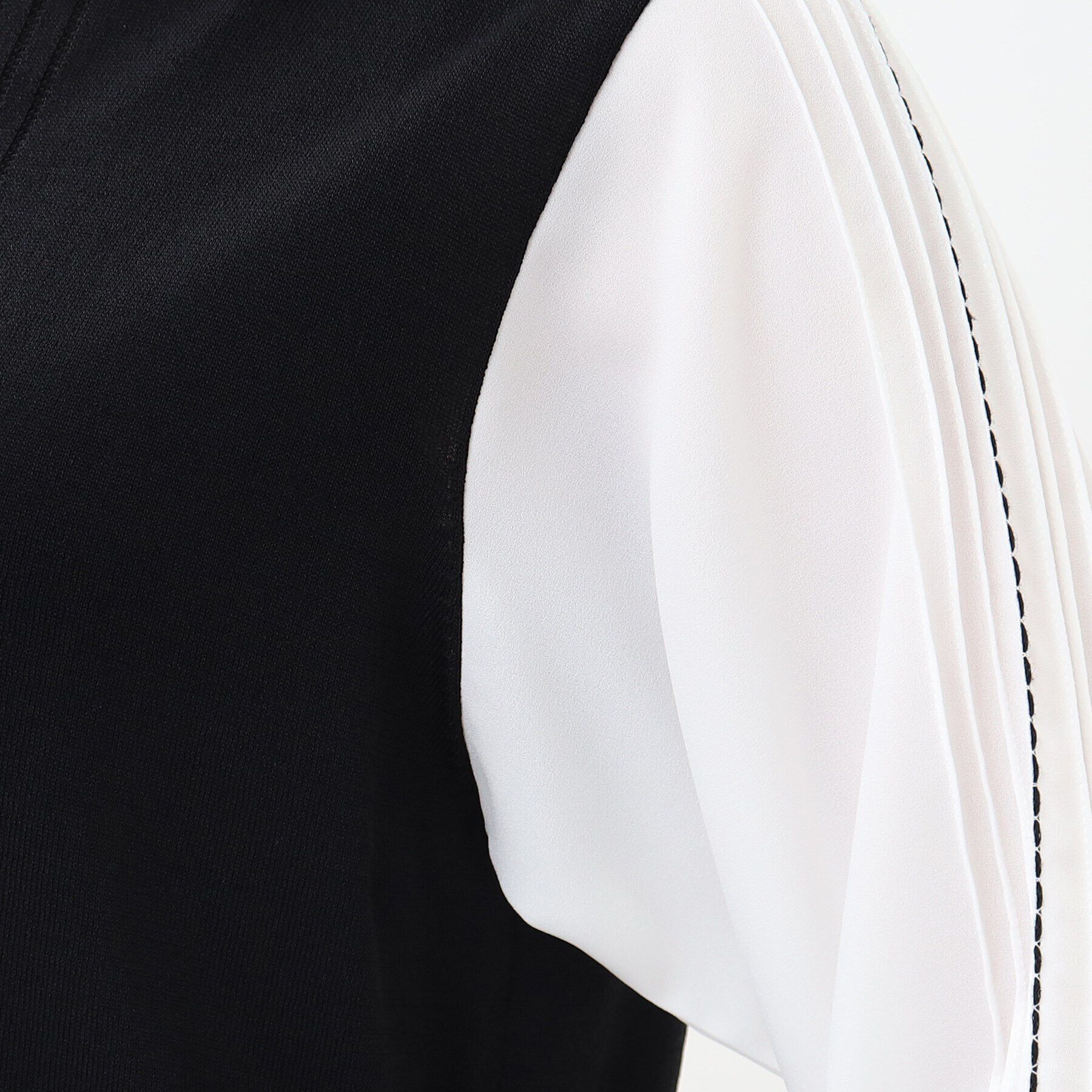 Reflect「【WEB限定カラーあり／UVカット／接触冷感／洗える／涼しく着られる】シフォンスリーブニット」|ニット・セーター|