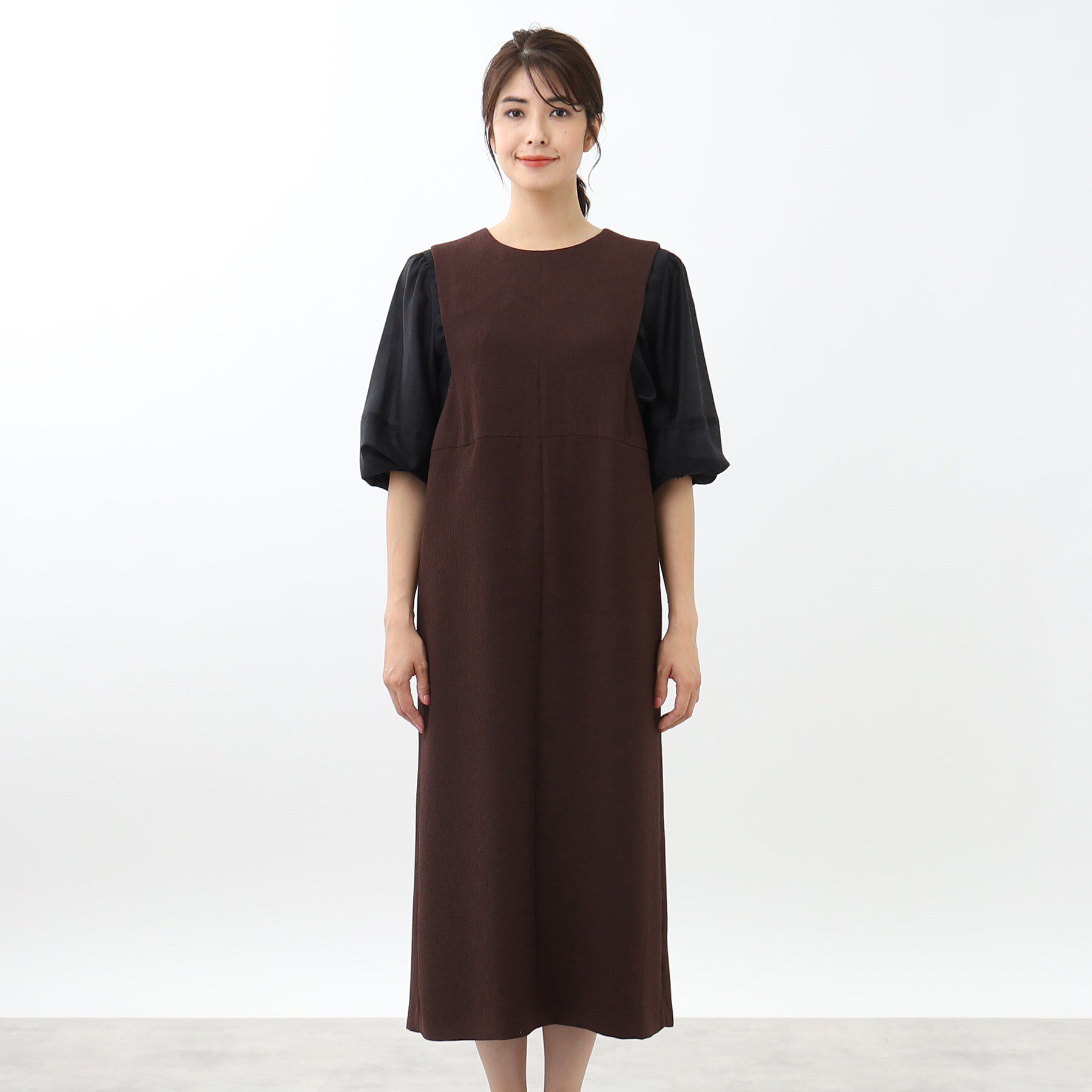 Reflect「【手洗い可／すっきり見え】大人ジャンパードレス」|ワンピース|