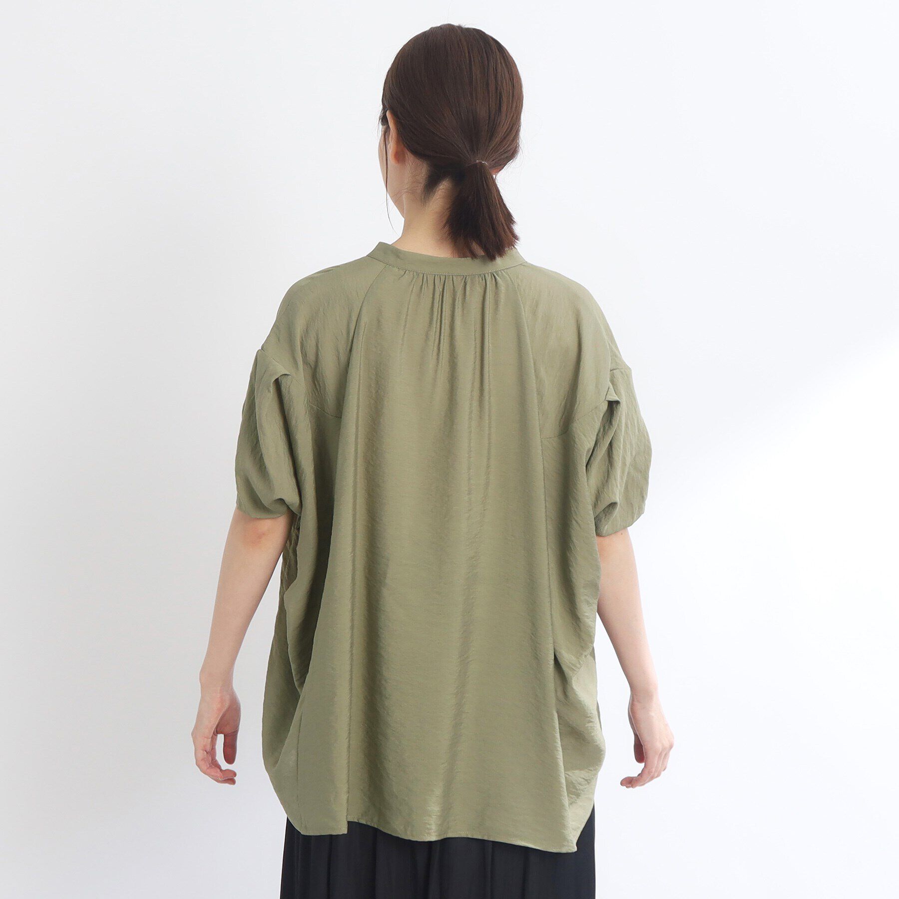 Reflect「【SALE／E‐QUALITY／手洗い可】涼しげ袖ディティールブラウス」|シャツ・ブラウス|