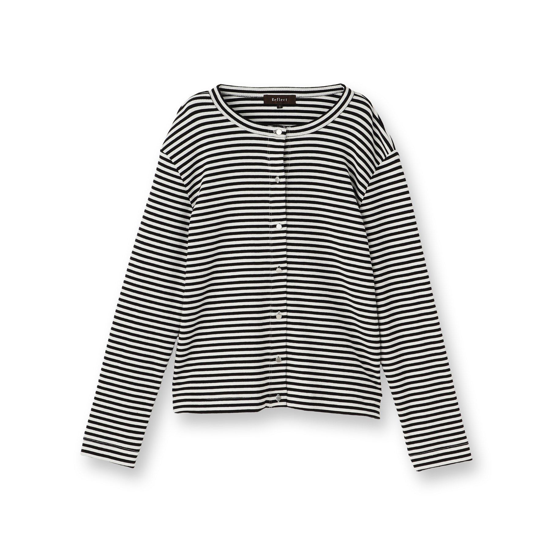 Reflect「【手洗い可／一枚着でも◎】ドット風ボタンカーディガン」|カーディガン|