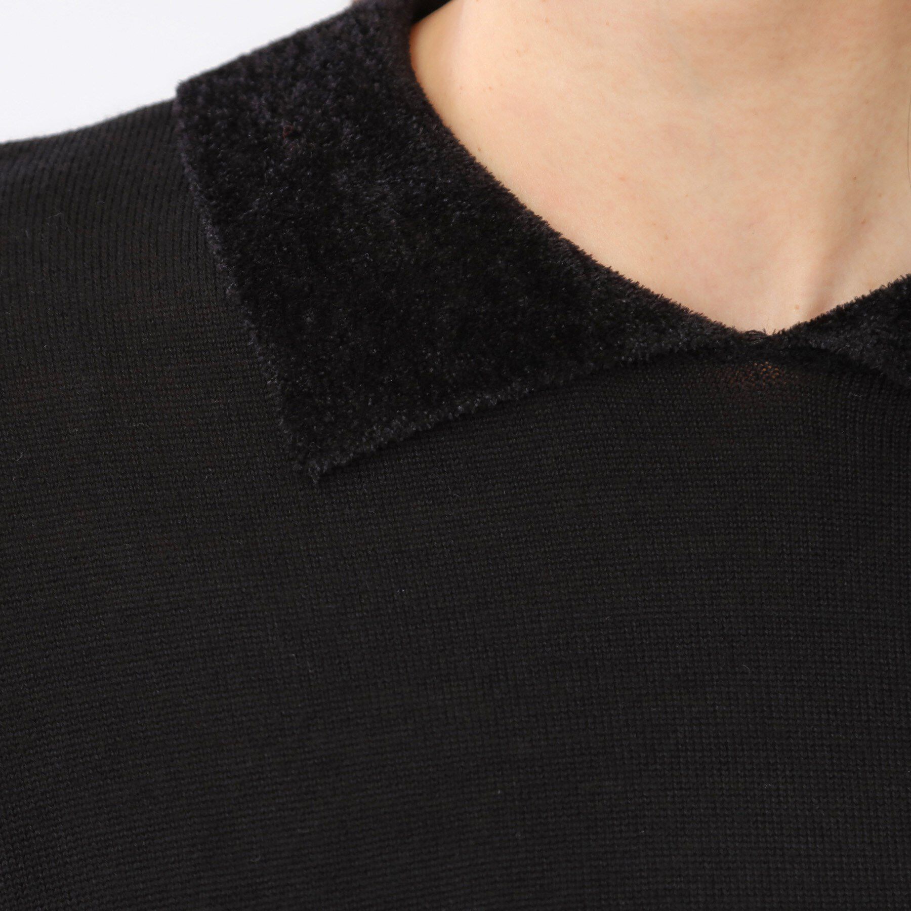 Reflect「【着映え◎】衿つきニットトップス」|ニット・セーター|