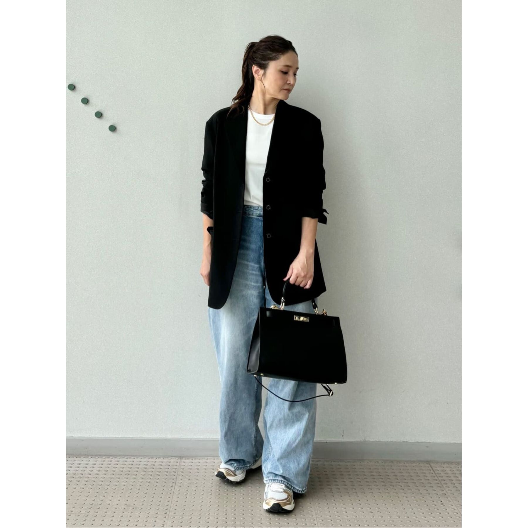 DRESSTERIOR「【大人百花モデル美香さん着用/CLASSY.12月号/otonaMUSE11月号掲載】ヴィンテージ加」|デニム|