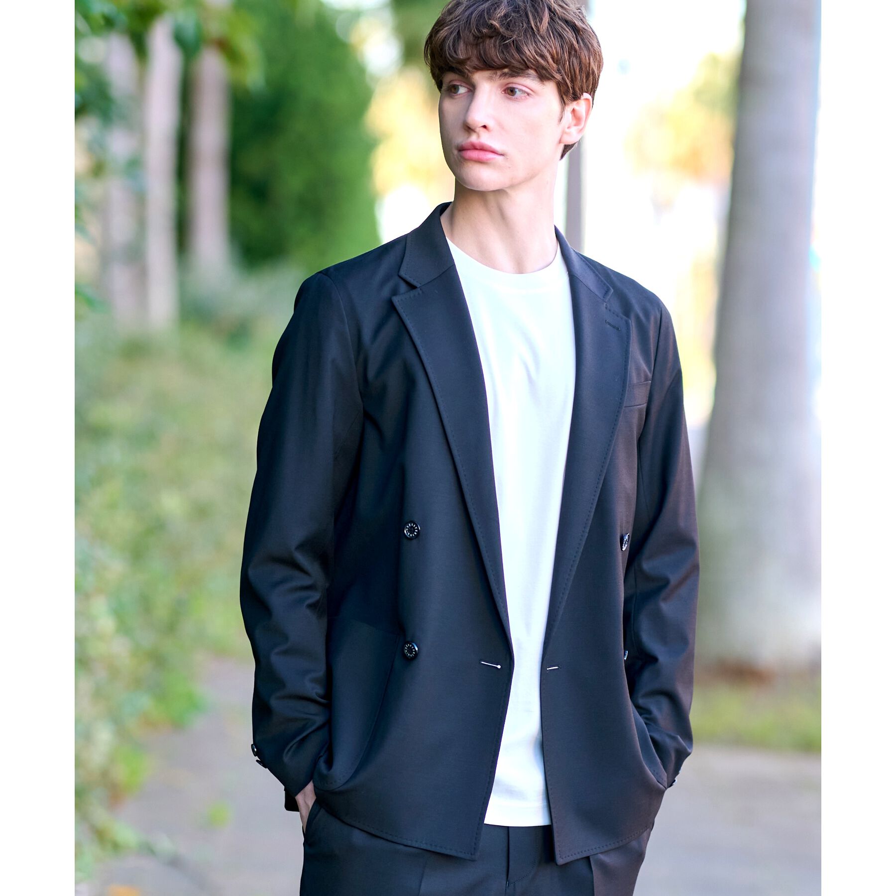 DRESSTERIOR「【セットアップ可／Monomax4月号掲載】クールタッチ クイックドライイージージャケット」|テーラードジャケット|