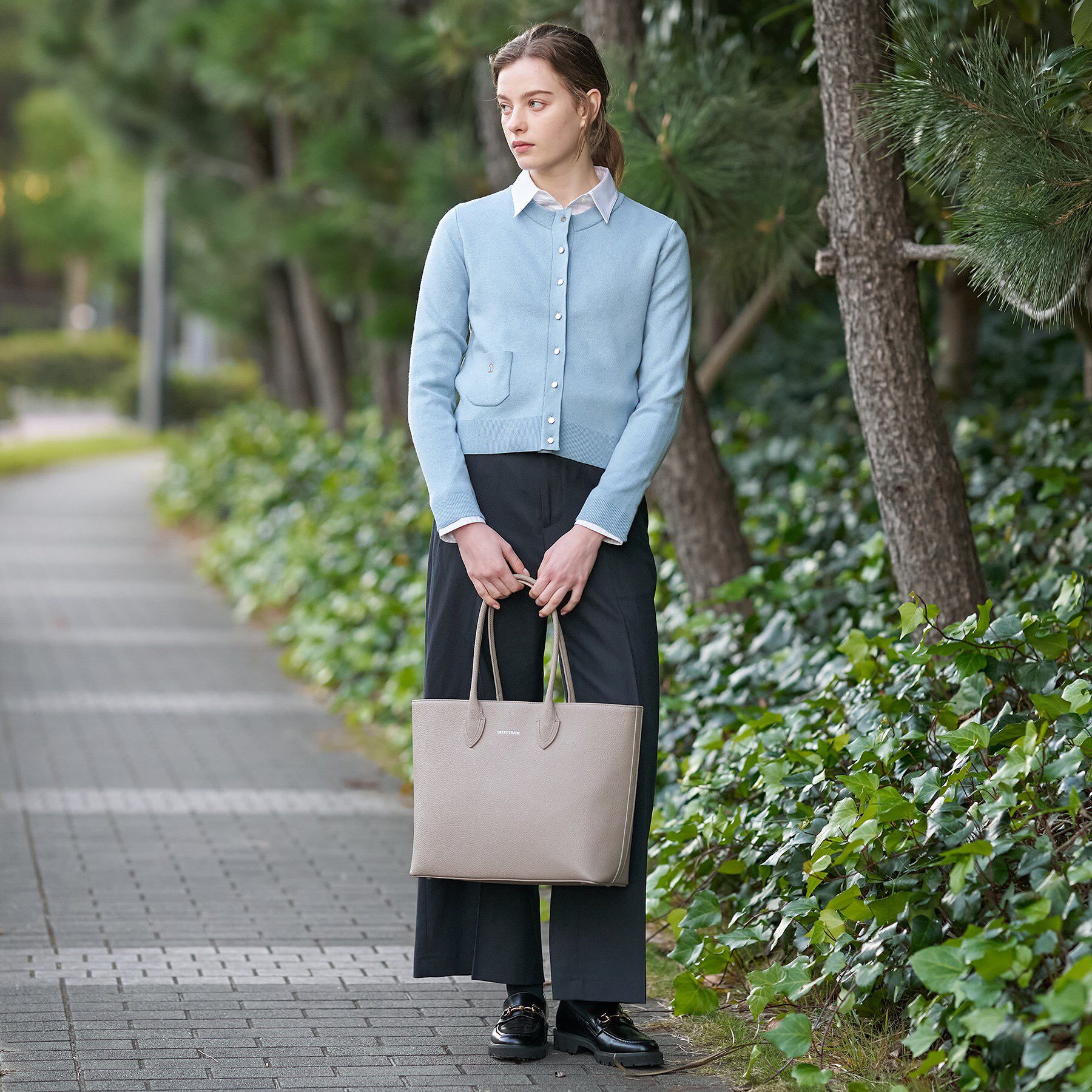 DRESSTERIOR「ウォッシャブルコットンカシミヤカーディガン」|カーディガン|