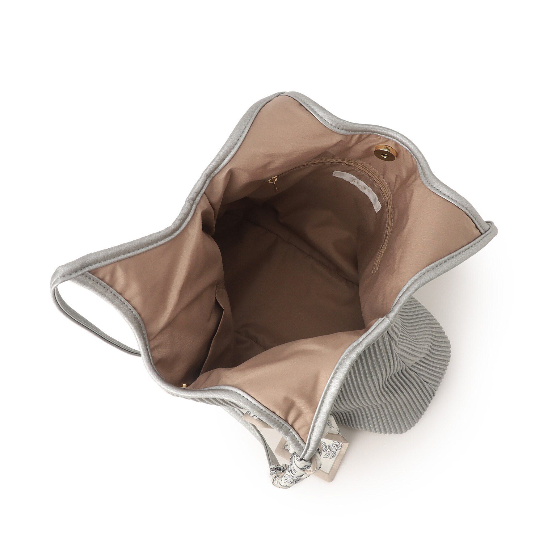 grove「プリーツスカーフトート」|トートバッグ|