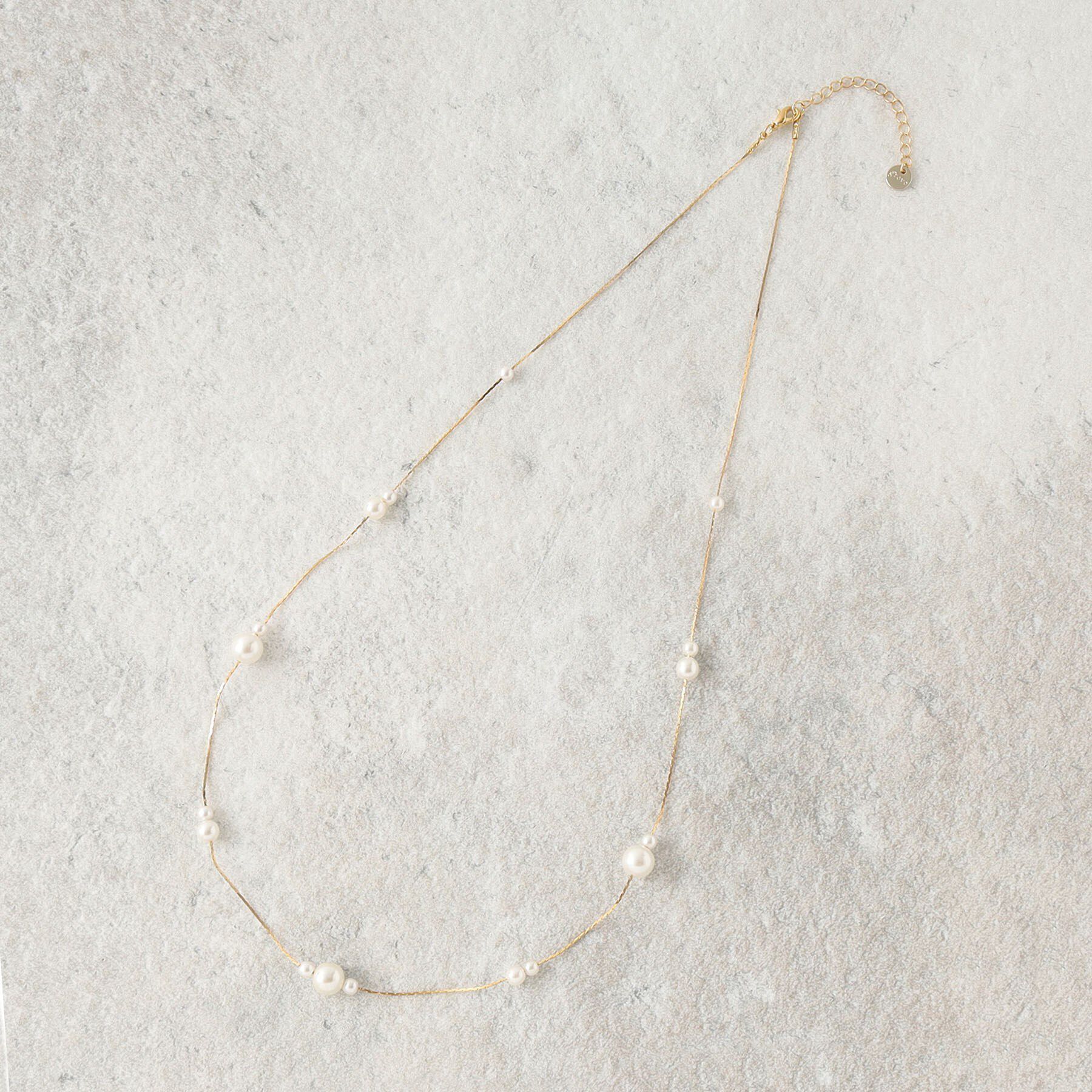 grove「ランダムパール調チェーンネックレス」|ネックレス|