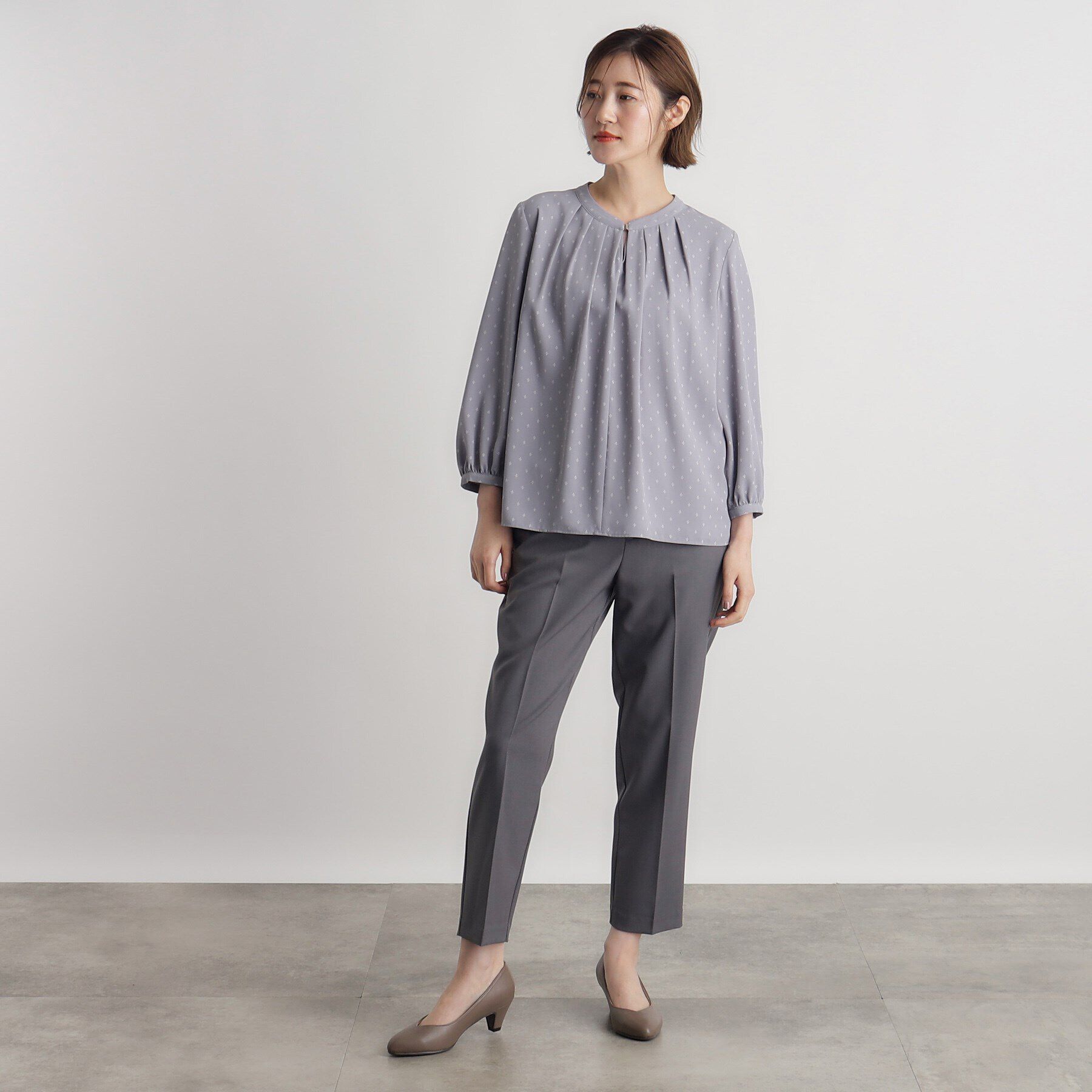 grove「プリントタックブラウス」|シャツ・ブラウス|