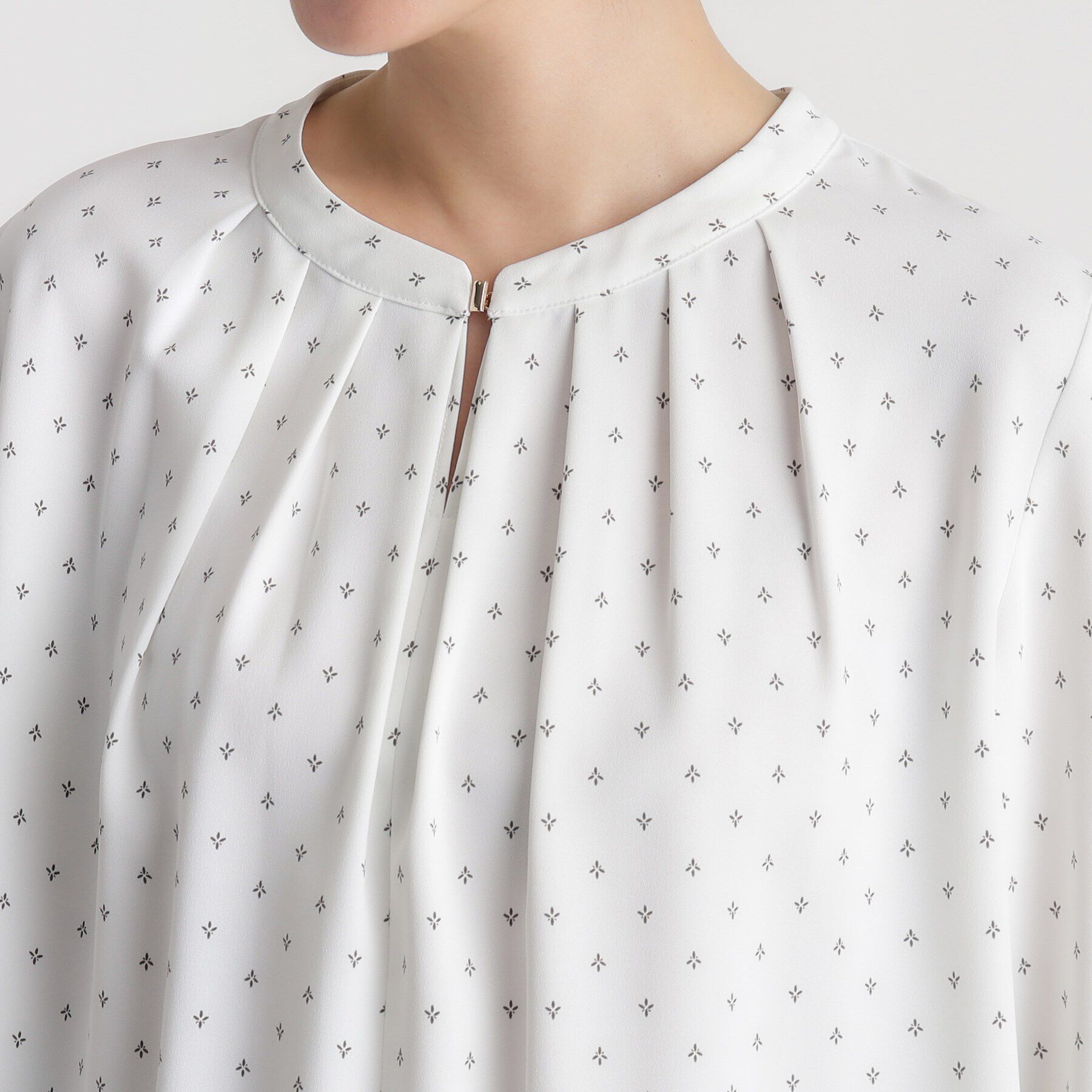 grove「プリントタックブラウス」|シャツ・ブラウス|