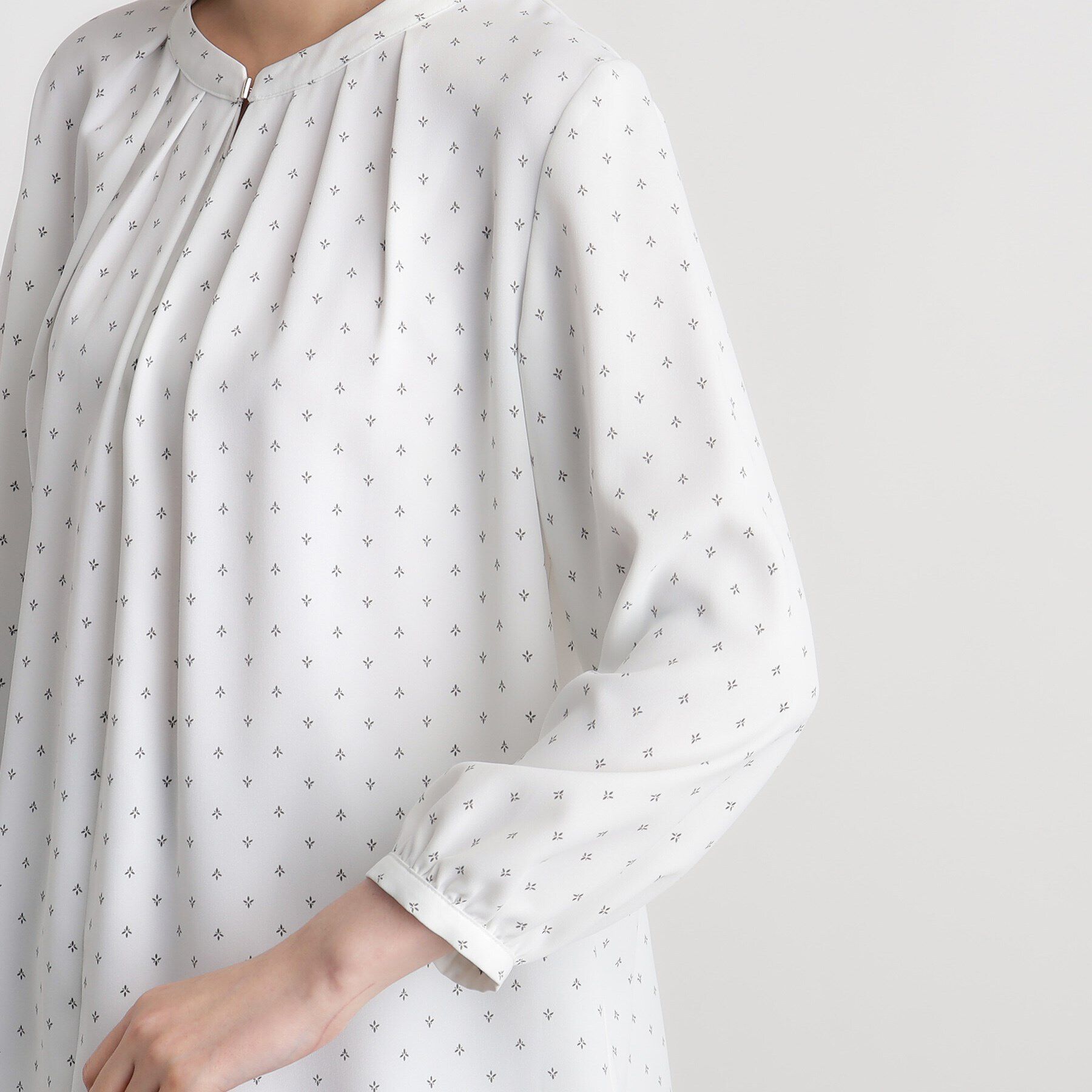 grove「プリントタックブラウス」|シャツ・ブラウス|