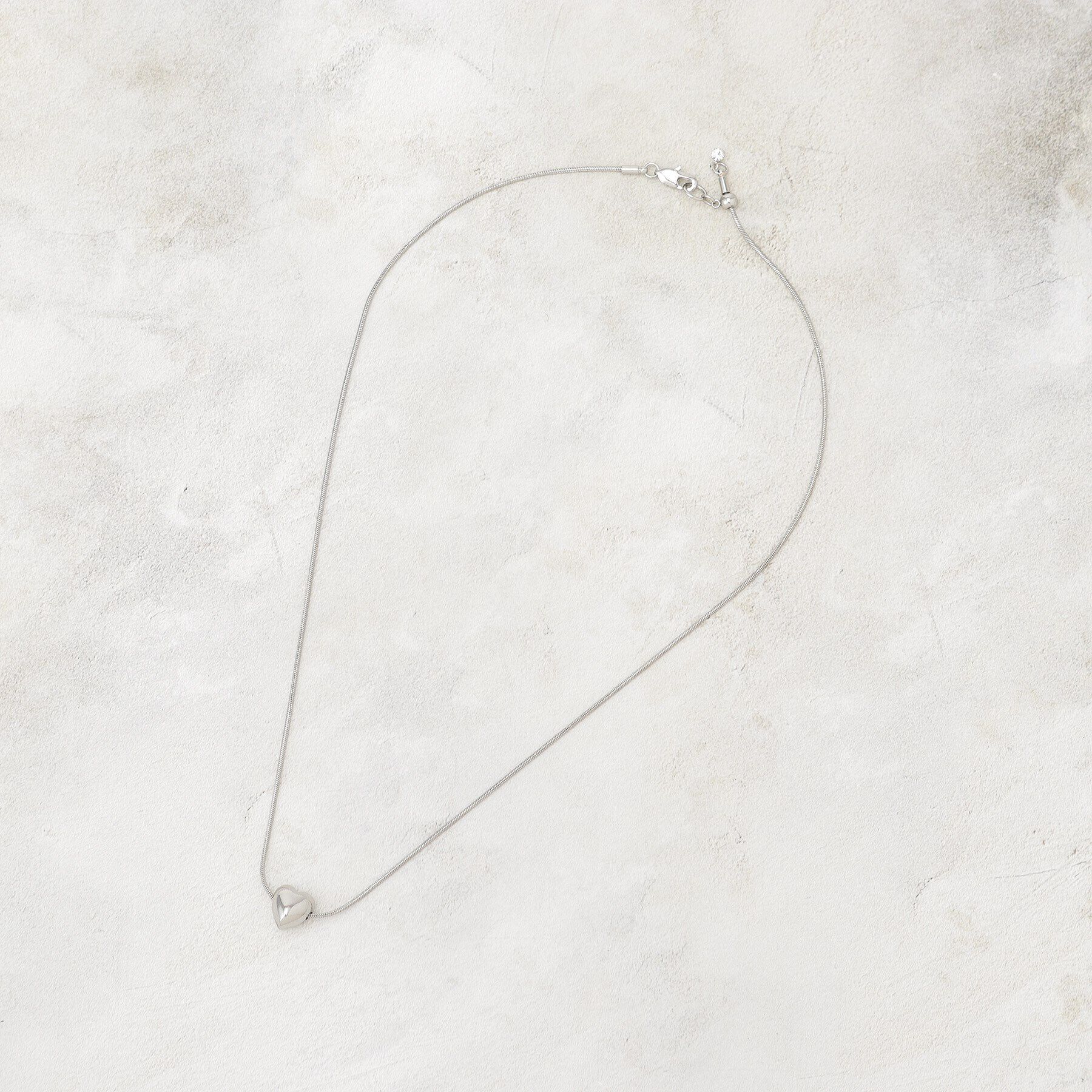 grove「ぷっくりハートショートネックレス」|ネックレス|