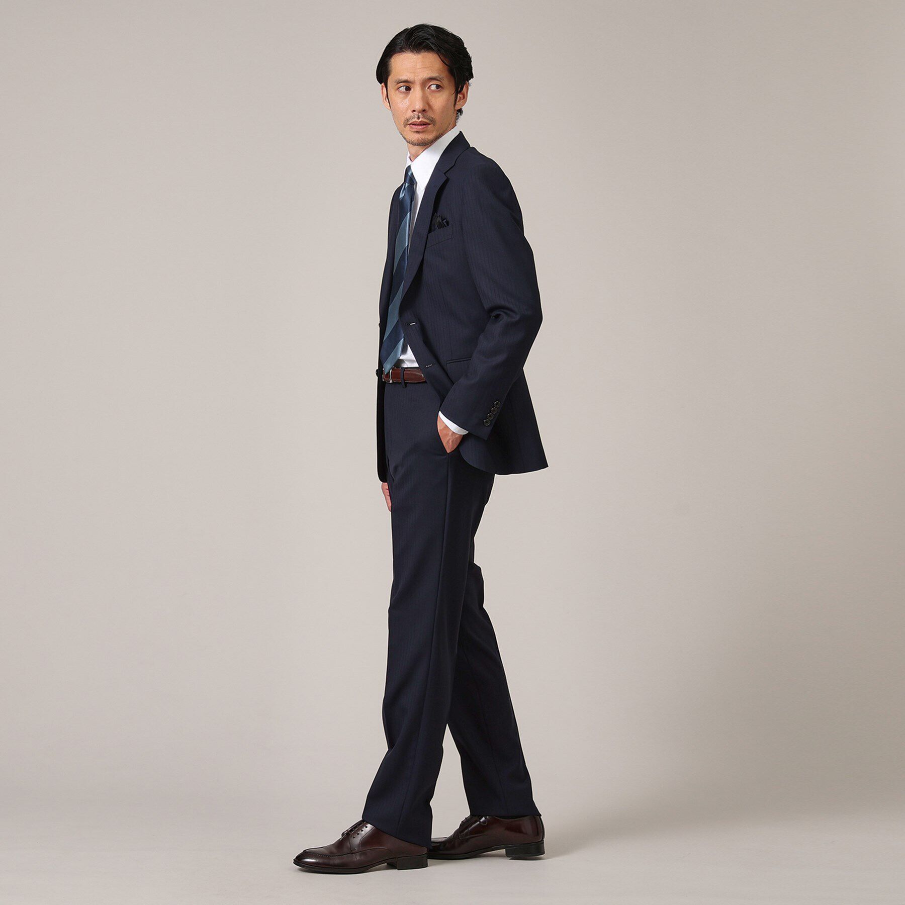 TAKEO KIKUCHI「シャドーオルタネート　ストライプ スーツ」|スーツ|