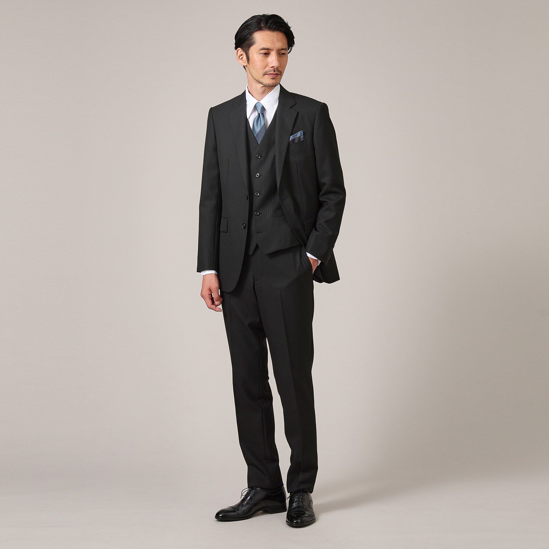 TAKEO KIKUCHI「シャドーオルタネート　ストライプ スーツ」|スーツ|