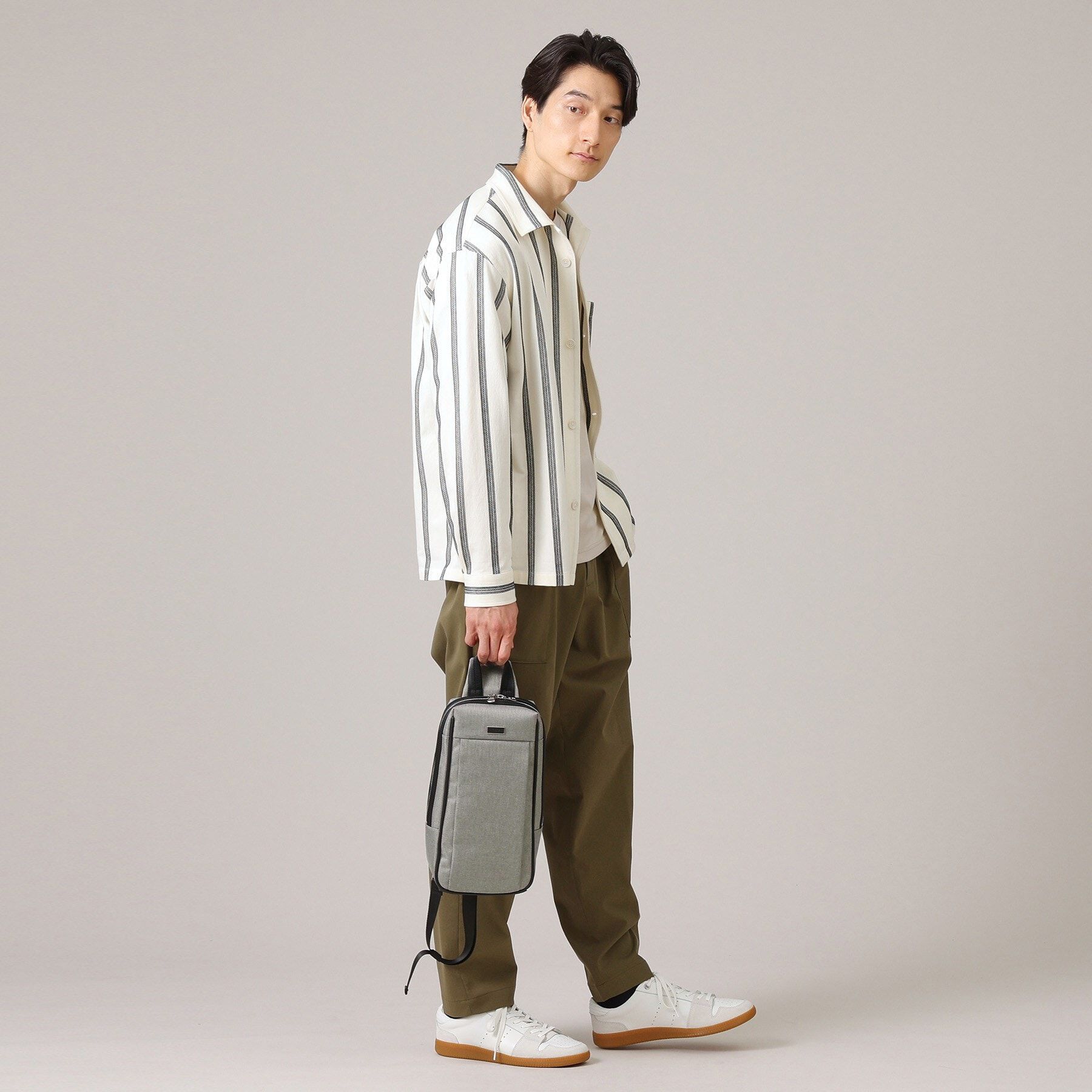 TAKEO KIKUCHI「スリム ヘリンボン ワンショルダーバッグ」|ショルダー・メッセンジャー|