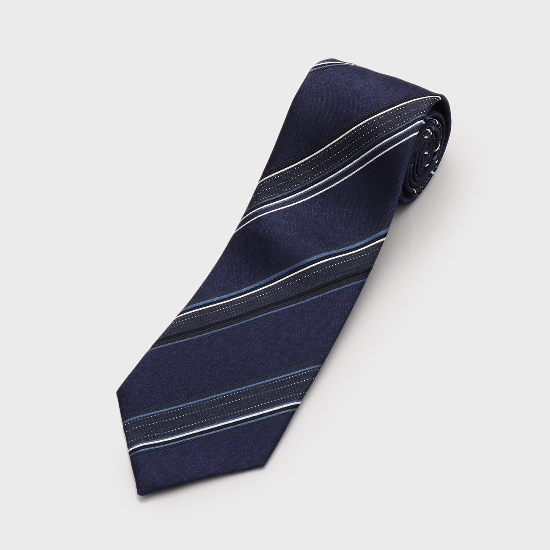 TAKEO KIKUCHI「【THE FLAGSHIP】刺子ストライプ　ネクタイ」|ネクタイ・蝶ネクタイ|