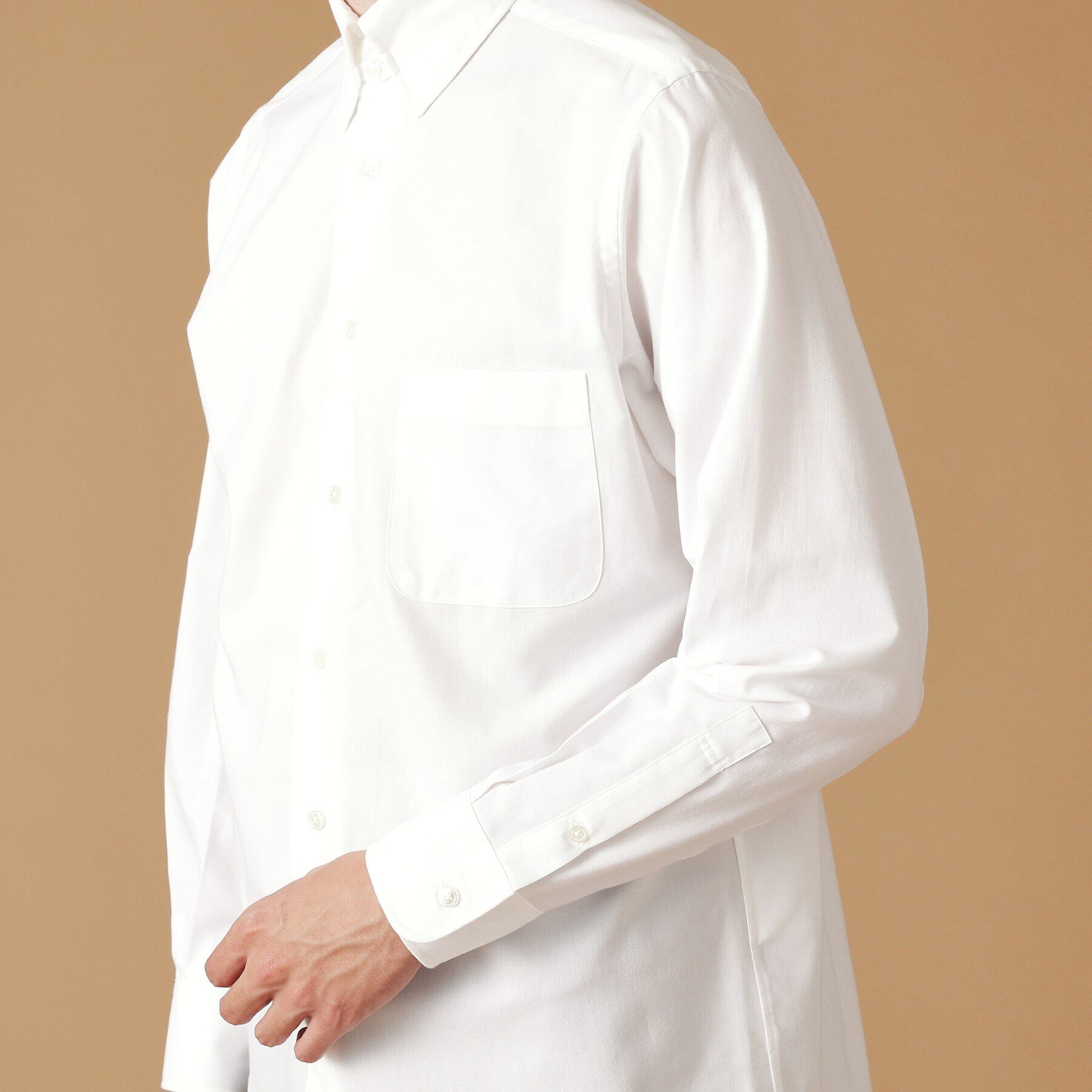 40CARATS&525「コットンレーヨン タブカラードレスシャツ」|シャツ・ブラウス|