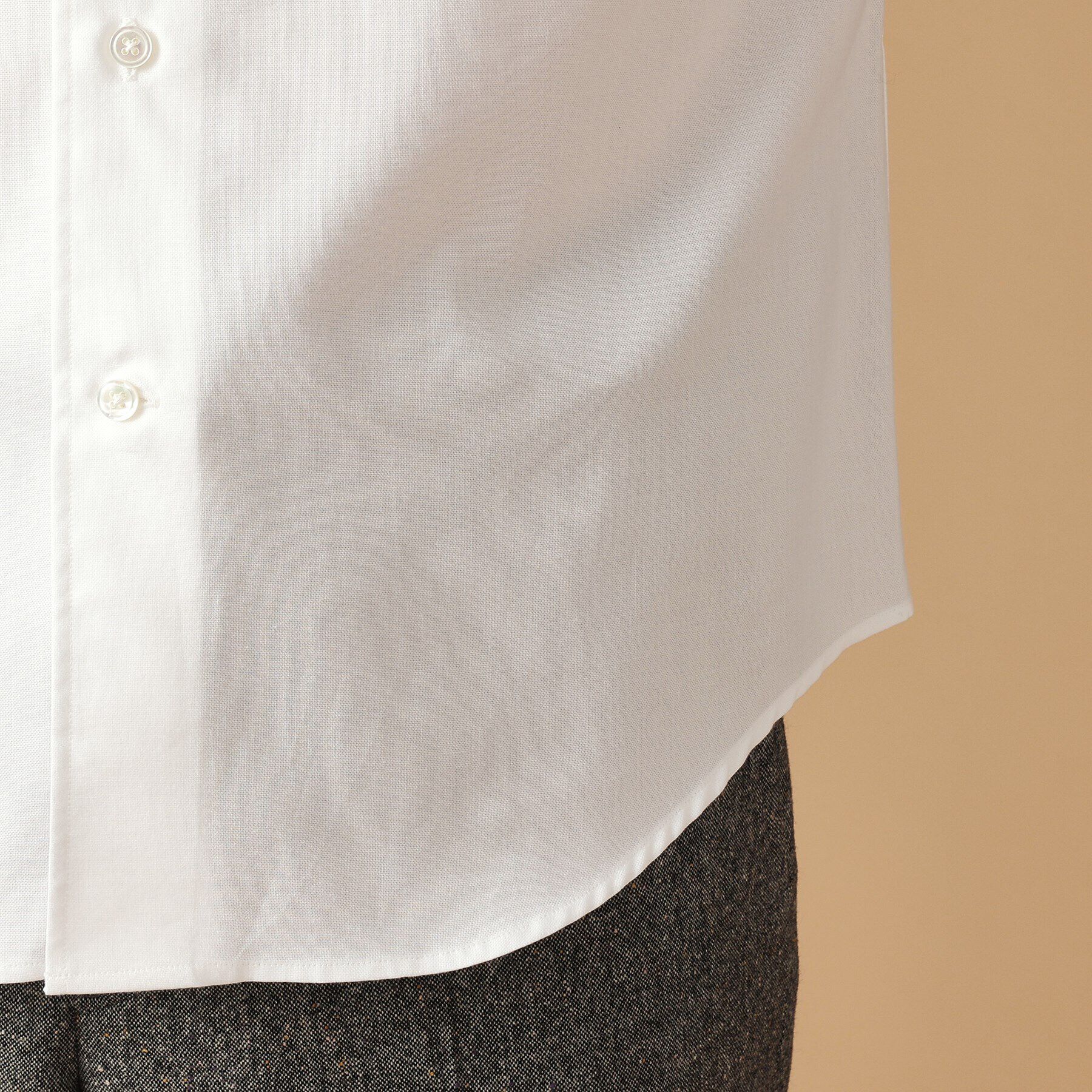 40CARATS&525「コットンレーヨン タブカラードレスシャツ」|シャツ・ブラウス|