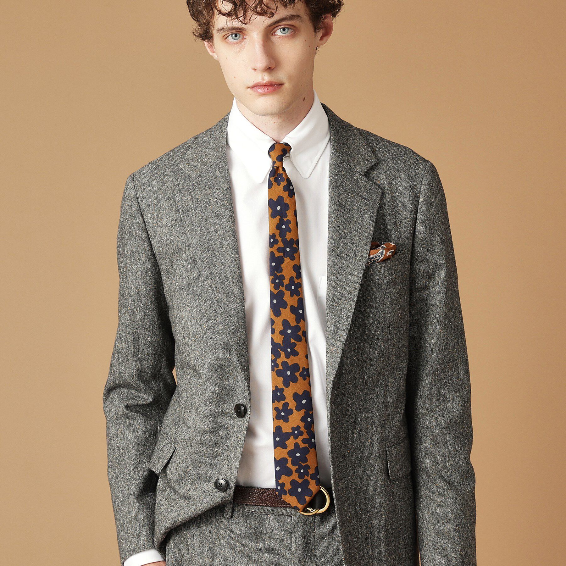 40CARATS&525「コットンレーヨン タブカラードレスシャツ」|シャツ・ブラウス|