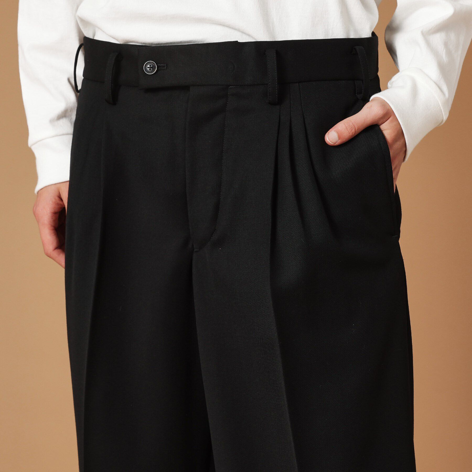 40CARATS&525「ギャバジンワイドパンツ」|その他|