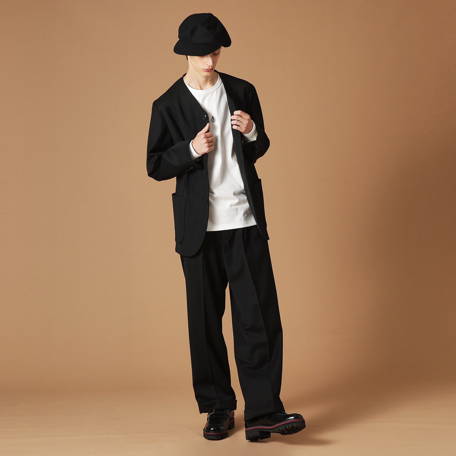 40CARATS&525「ギャバジンワイドパンツ」|その他|