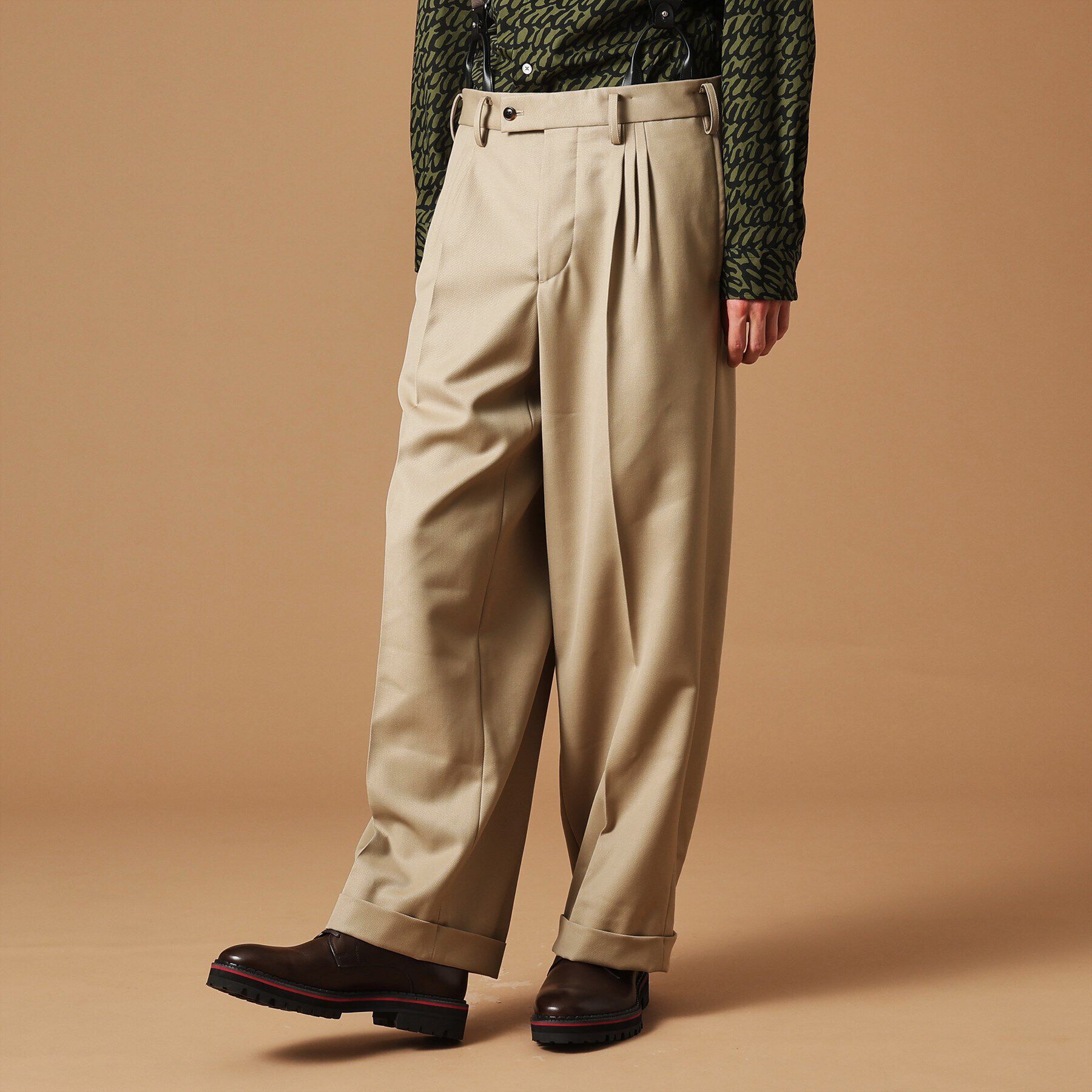 40CARATS&525「ギャバジンワイドパンツ」|その他|