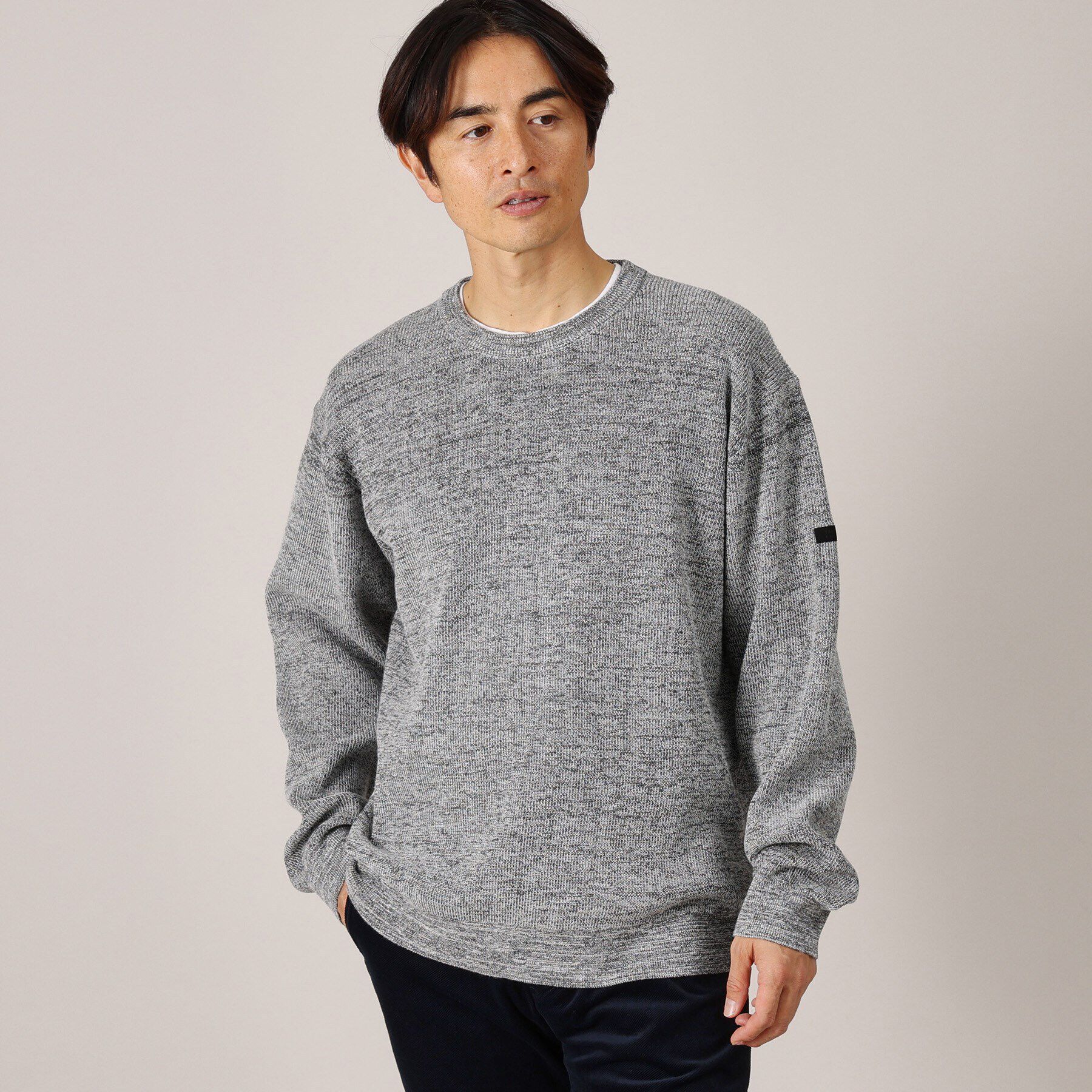 TAKEO KIKUCHI「メランジプルオーバーニット」|ニット・セーター|