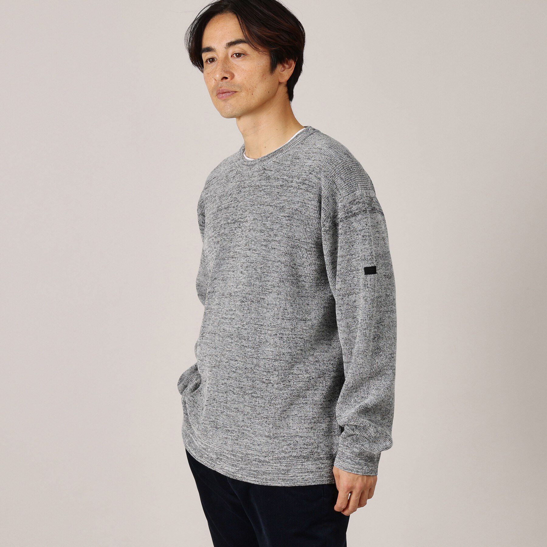 TAKEO KIKUCHI「メランジプルオーバーニット」|ニット・セーター|