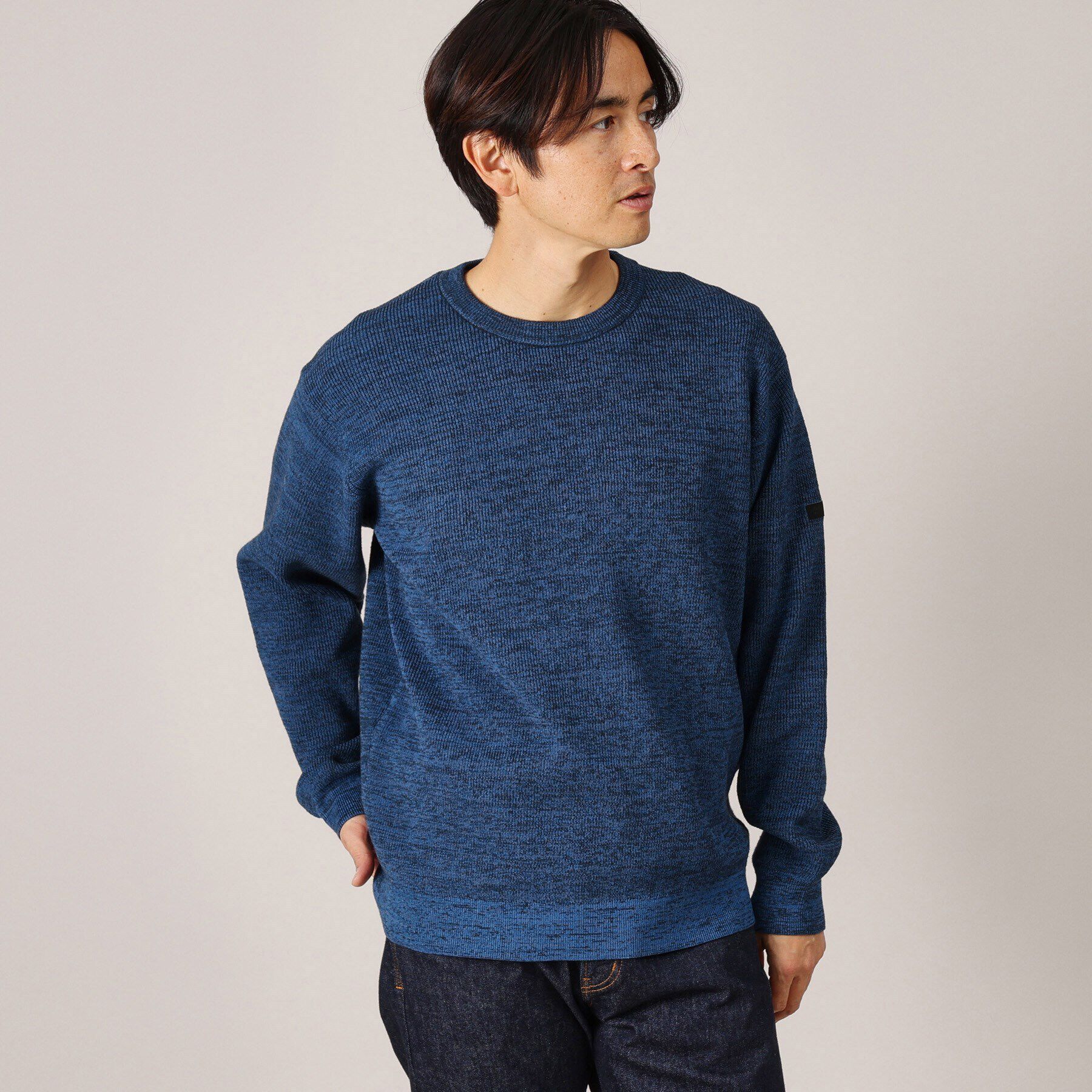 TAKEO KIKUCHI「メランジプルオーバーニット」|ニット・セーター|