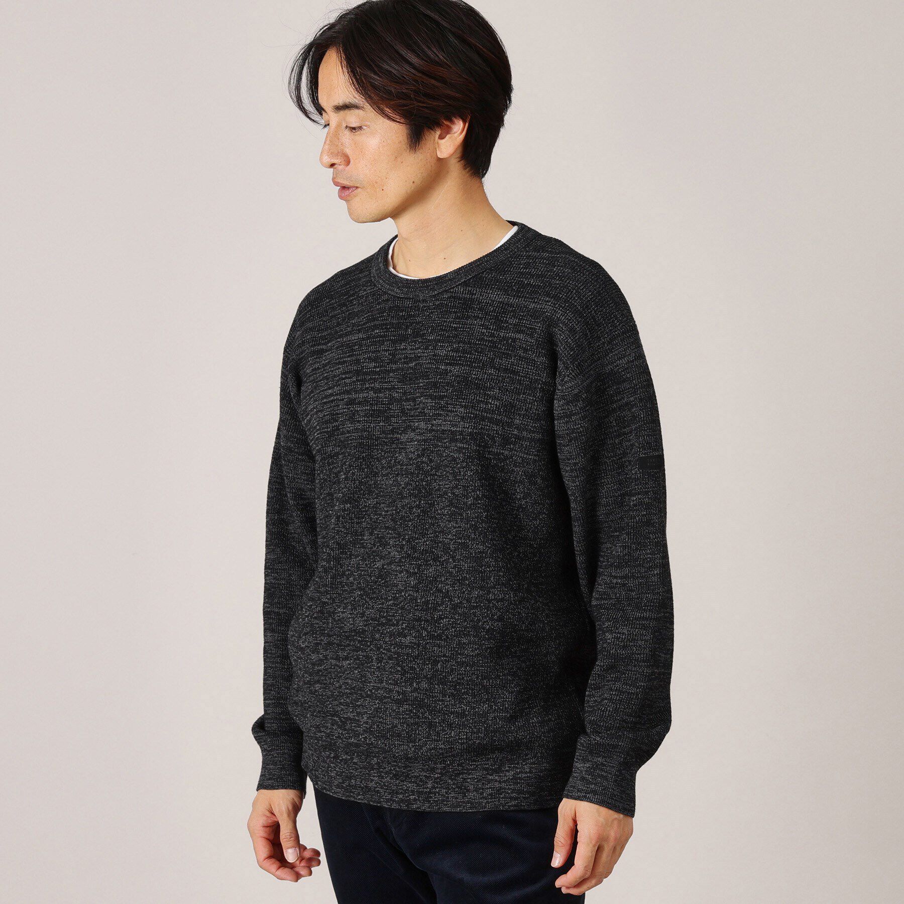 TAKEO KIKUCHI「メランジプルオーバーニット」|ニット・セーター|ﾈｲﾋﾞｰ(093)