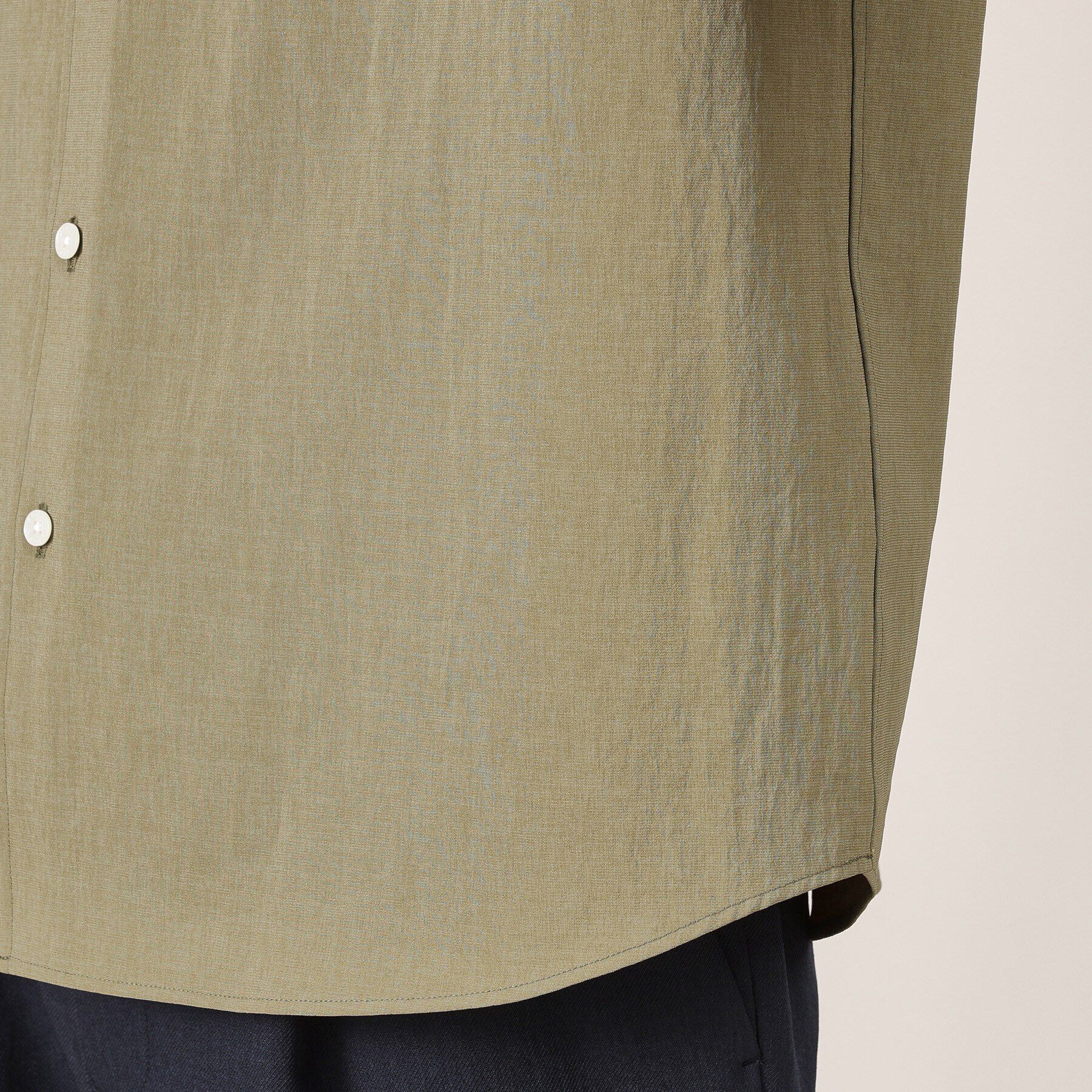 TAKEO KIKUCHI「【Made in JAPAN】麻調ショートカラーシャツ」|シャツ・ブラウス|