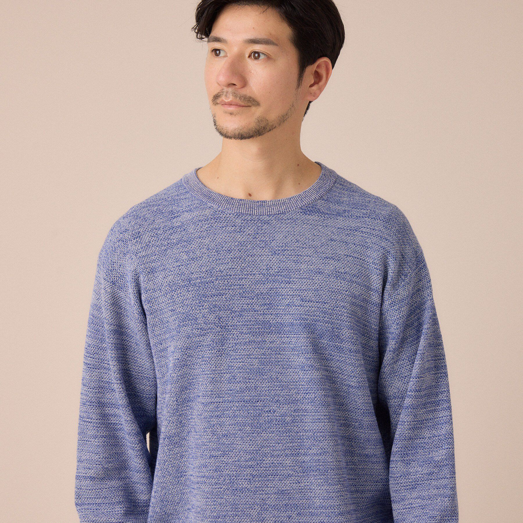 TAKEO KIKUCHI「カラーメランジ プルオーバーニット」|ニット・セーター|