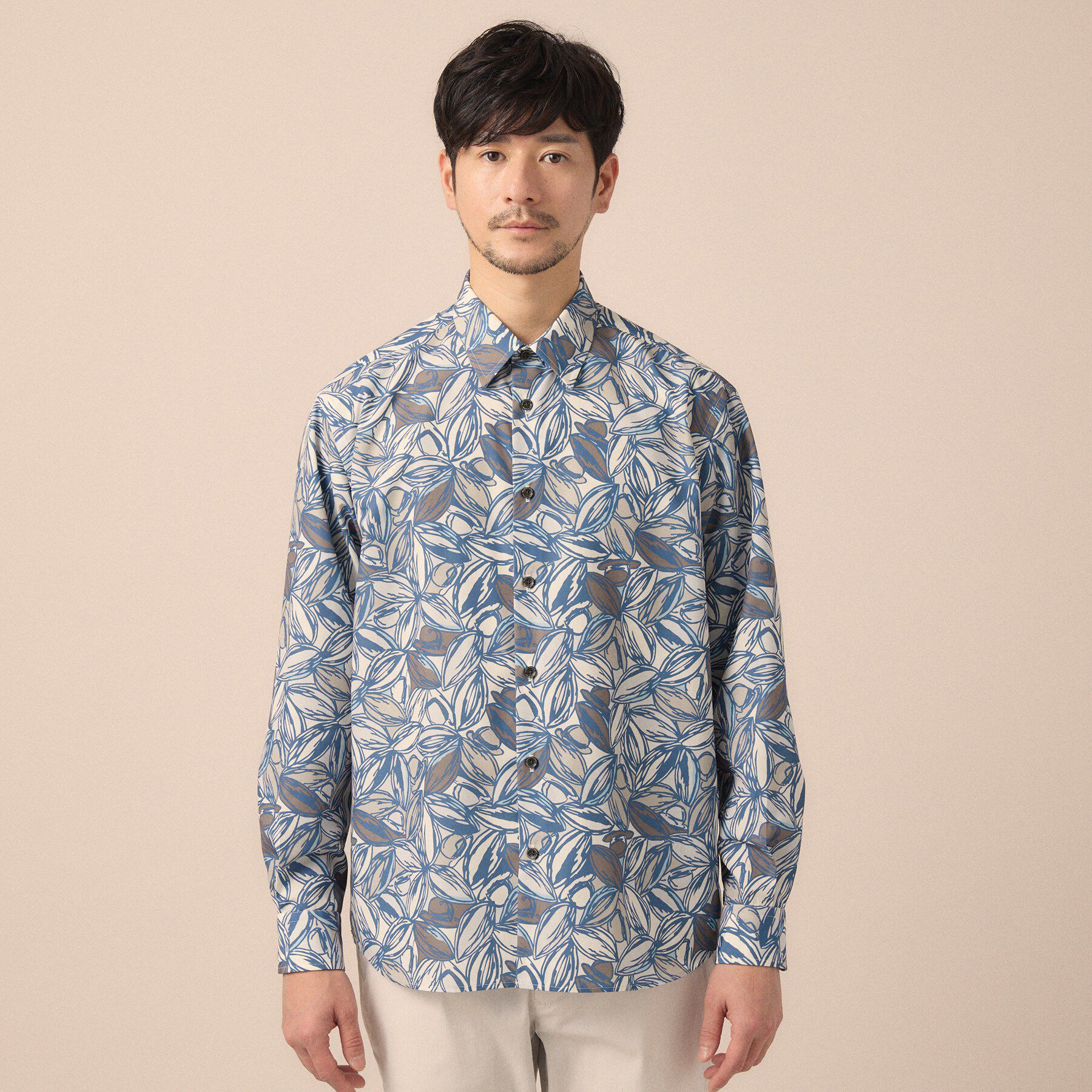 TAKEO KIKUCHI「カカオ柄プリントシャツ」|シャツ・ブラウス|