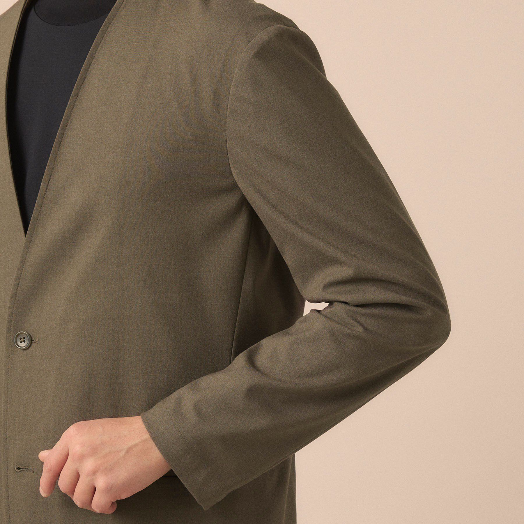 TAKEO KIKUCHI「【ON／OFF兼用】ノーカラージャケット」|ノーカラージャケット|