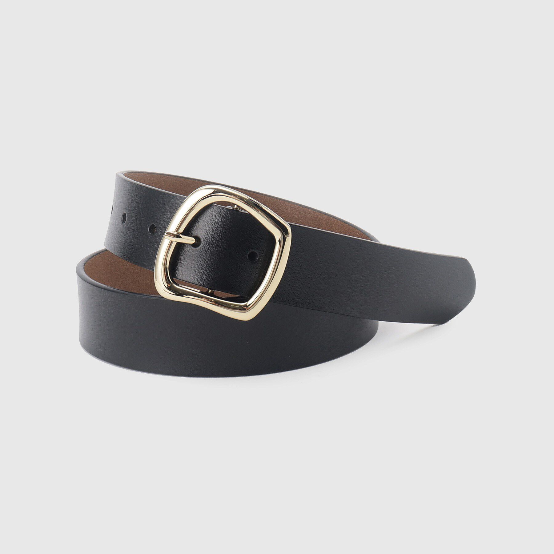 OPAQUE.CLIP「変形メタル幅広ベルト」|ベルト|ブラック(019)