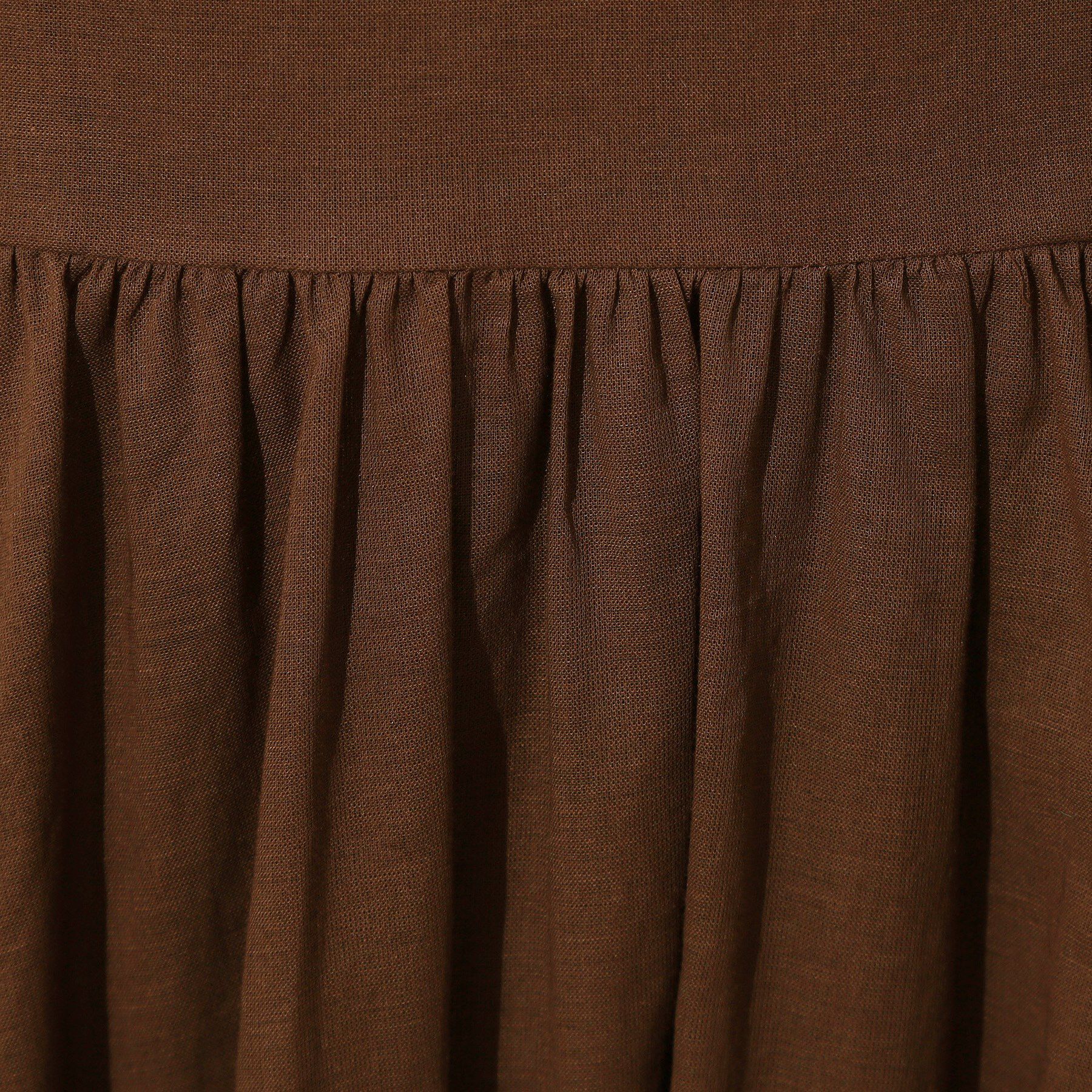 OPAQUE.CLIP「Vネックフィット＆フレアドレス/オーガニックコットン混【洗濯機洗い可】」|ワンピース|