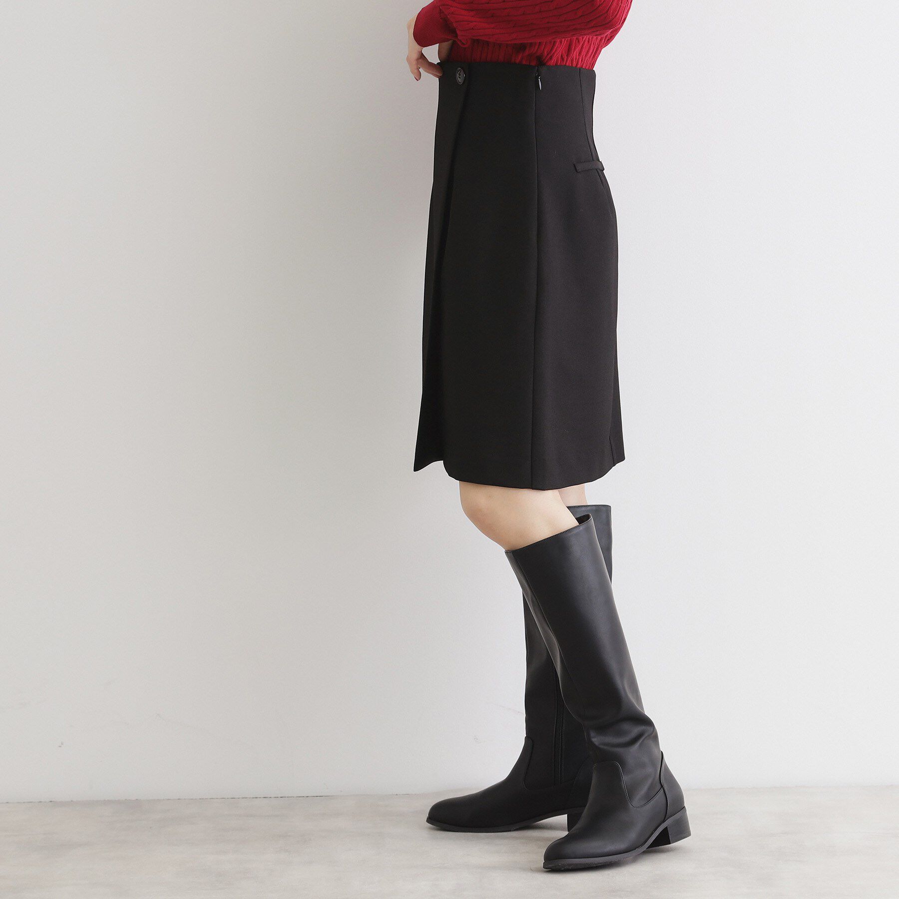 THE SHOP TK「【＠BAILA掲載】ラップ風ミニスカート」|スカート|