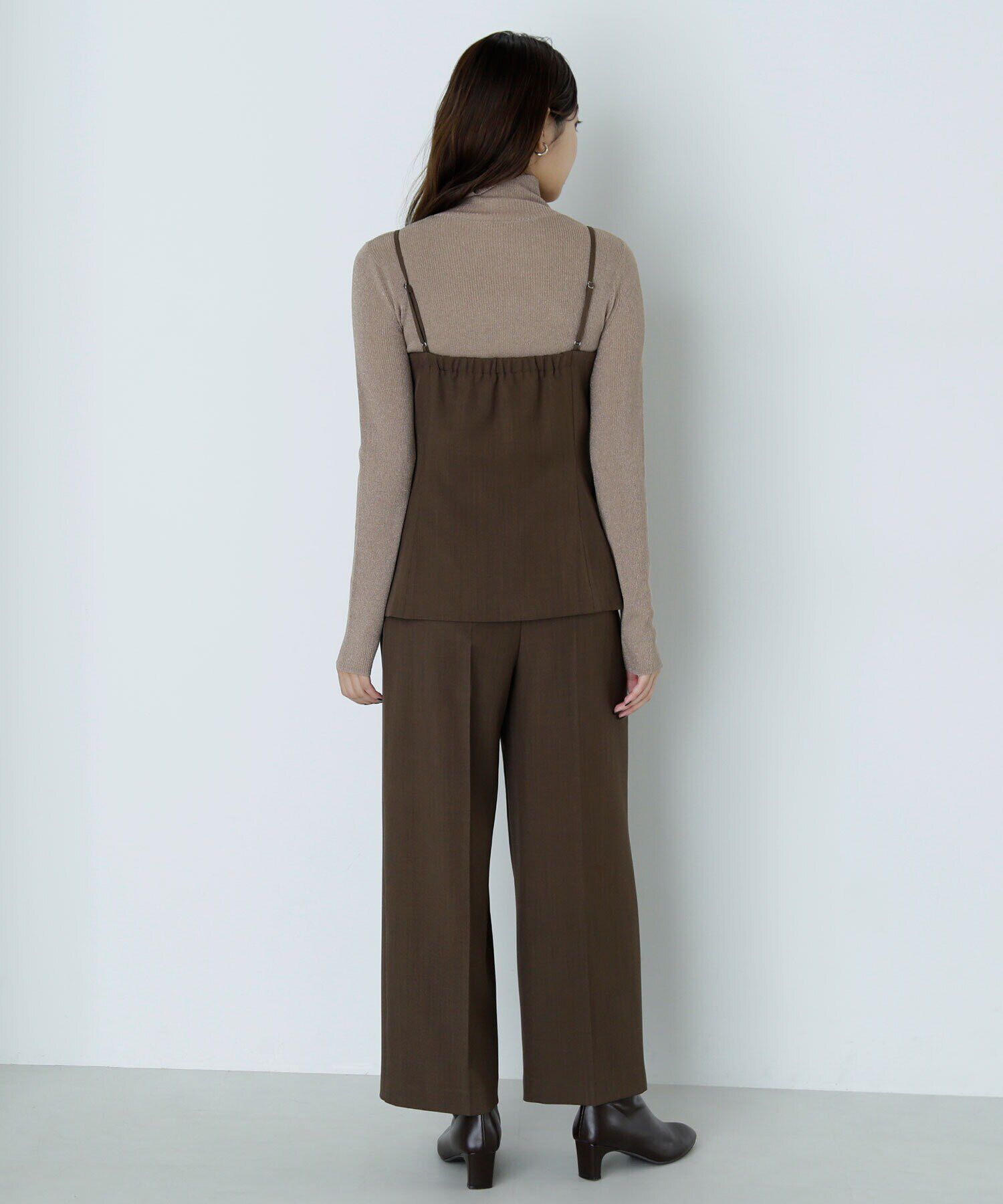  「マニッシュビスチェセットアップ」|ワンピース|