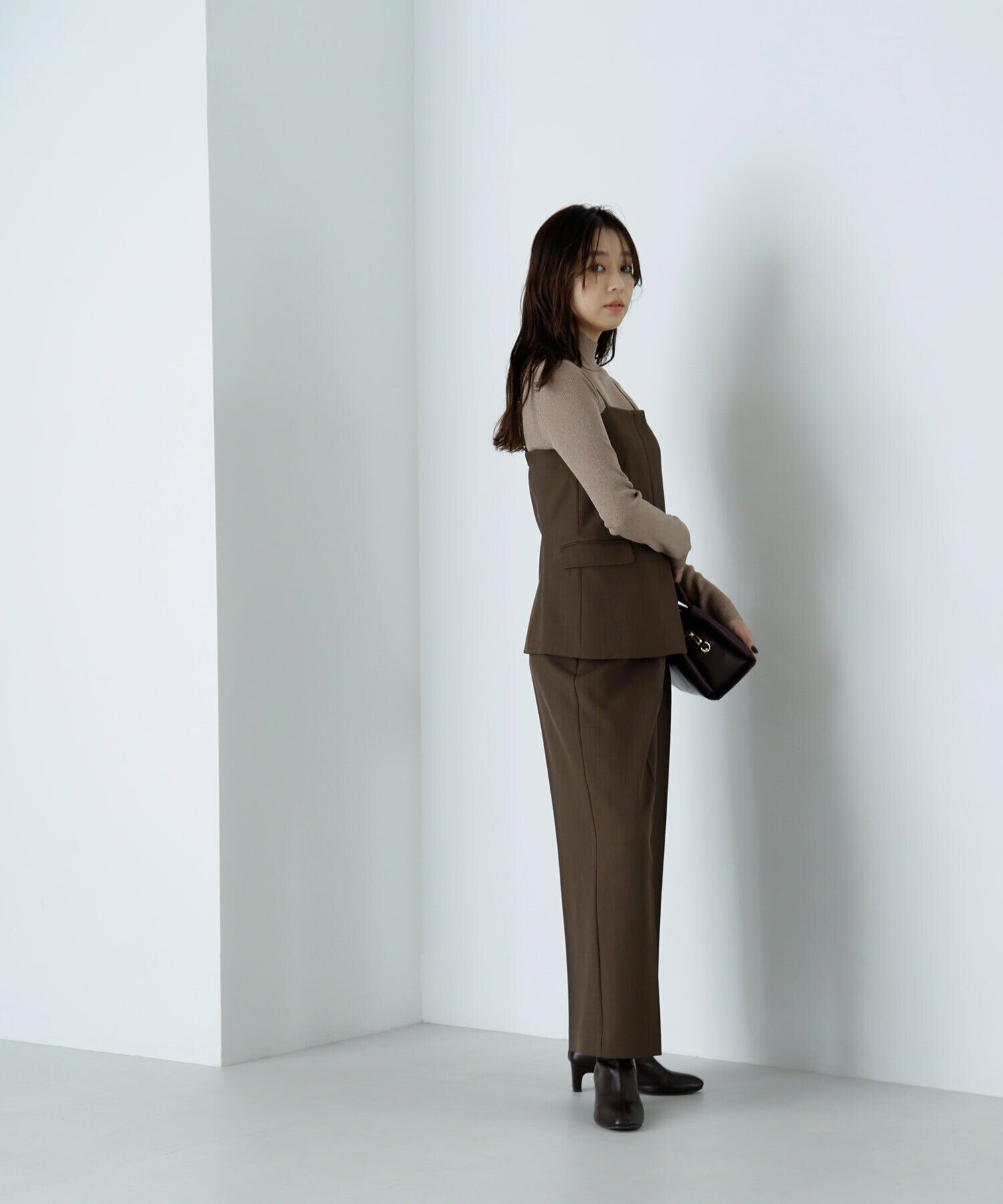  「マニッシュビスチェセットアップ」|ワンピース|