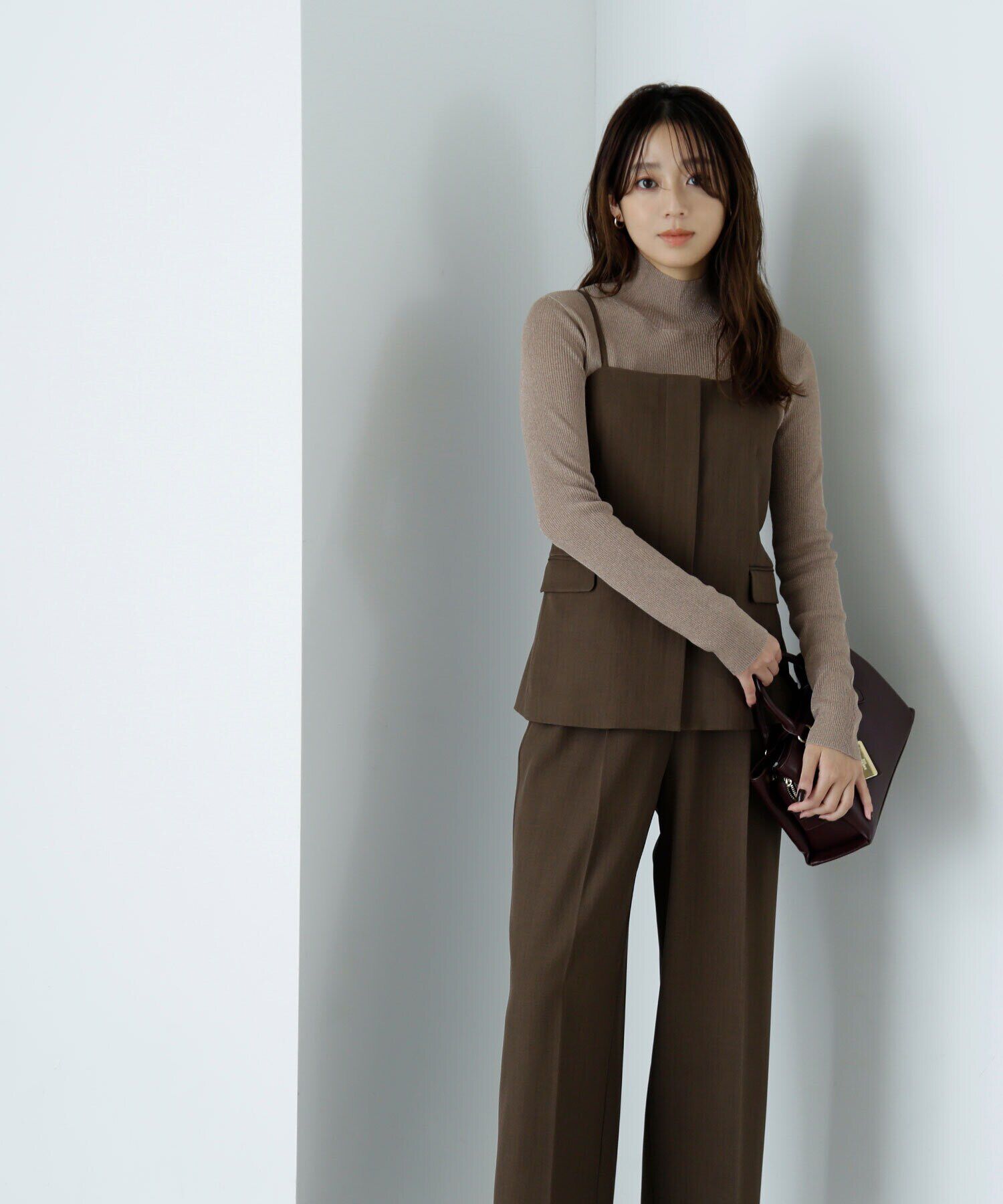  「マニッシュビスチェセットアップ」|ワンピース|