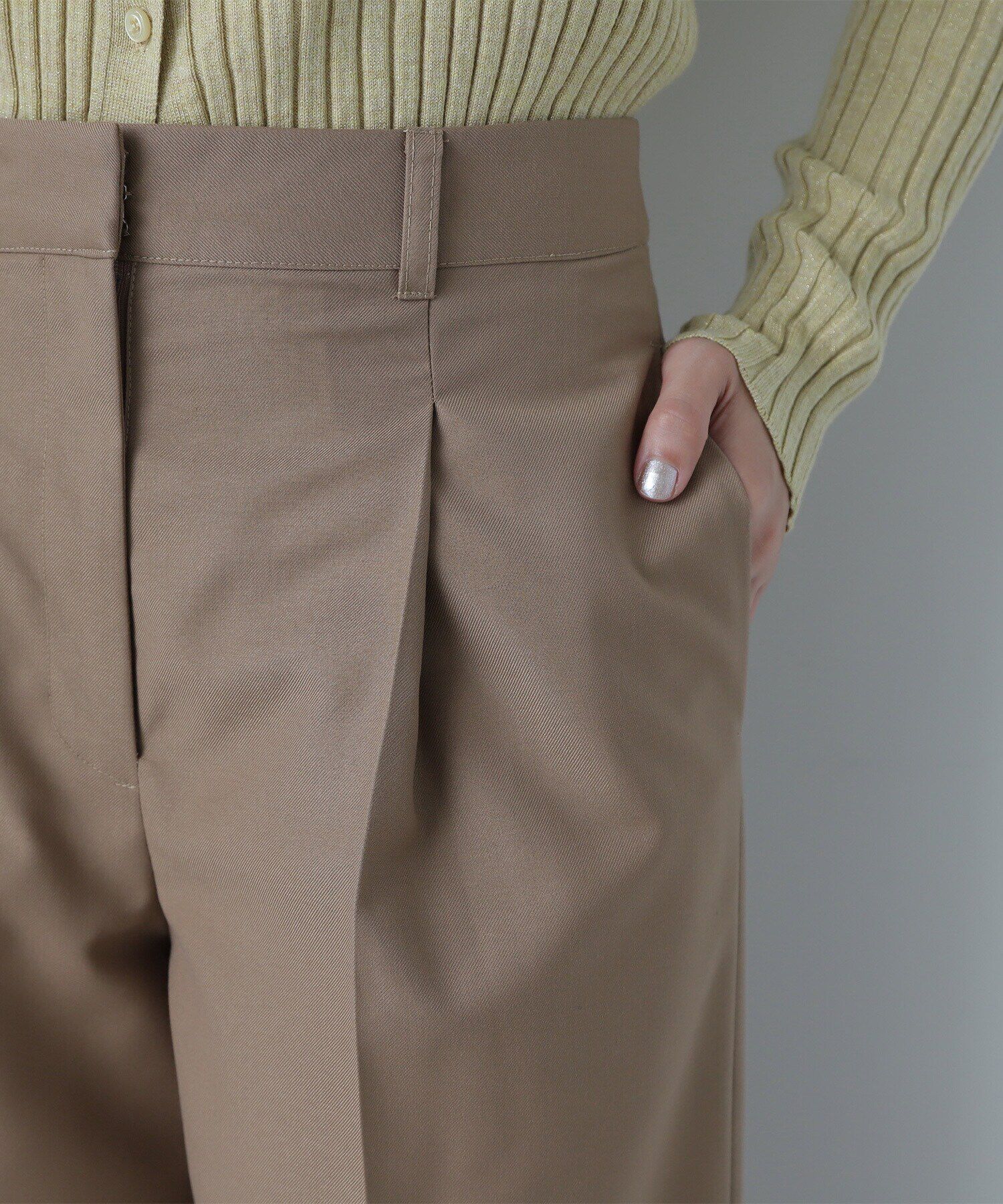  「Uネックチュニック＆ワイドパンツ」|ワンピース|