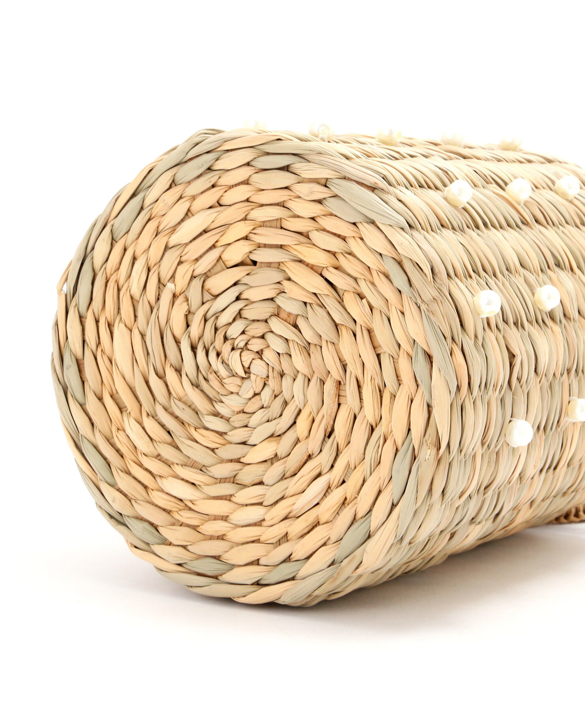  「パール付きかごトートバッグ」|その他|