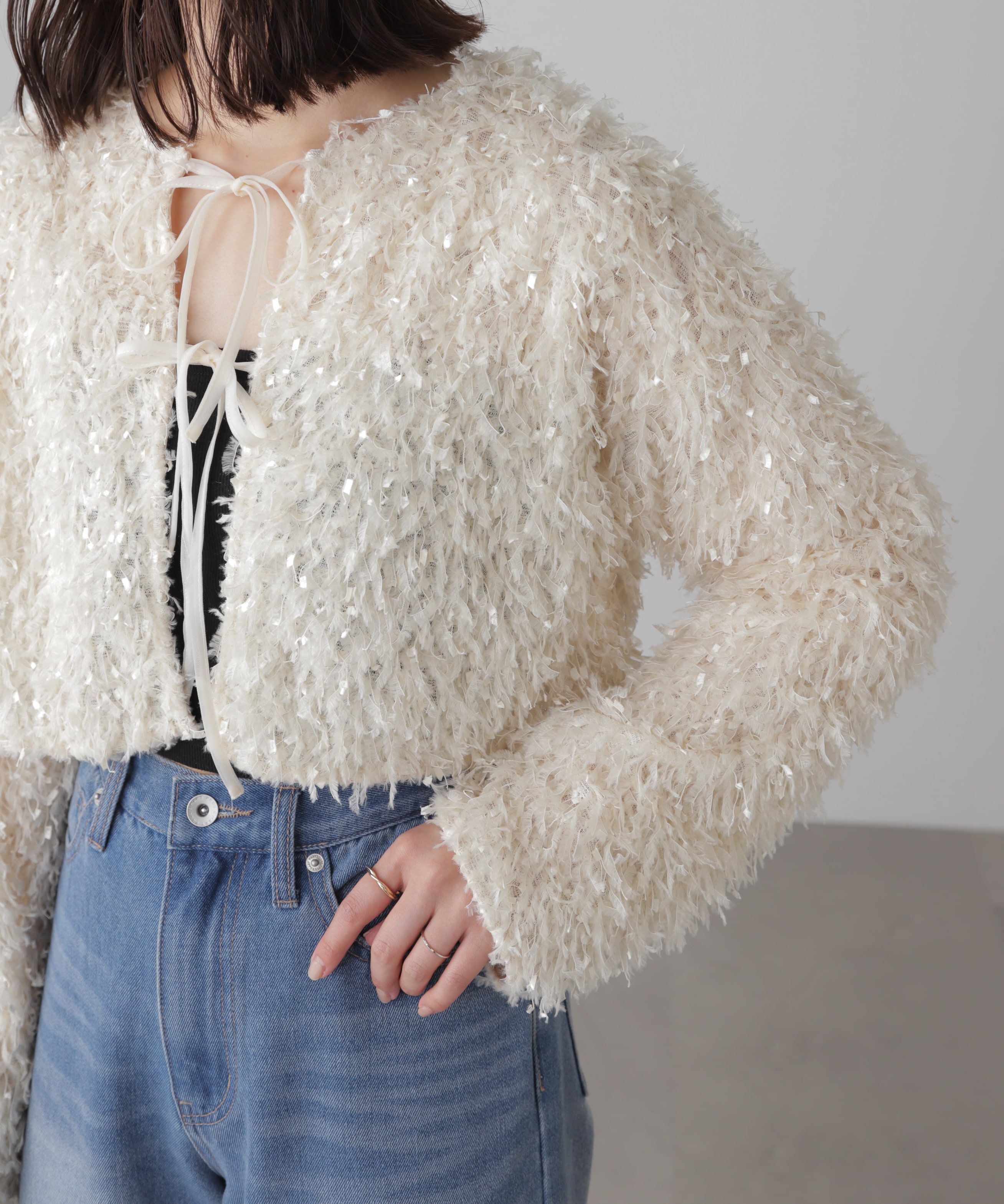  「フェザーライクカーディガン」|シャツ・ブラウス|