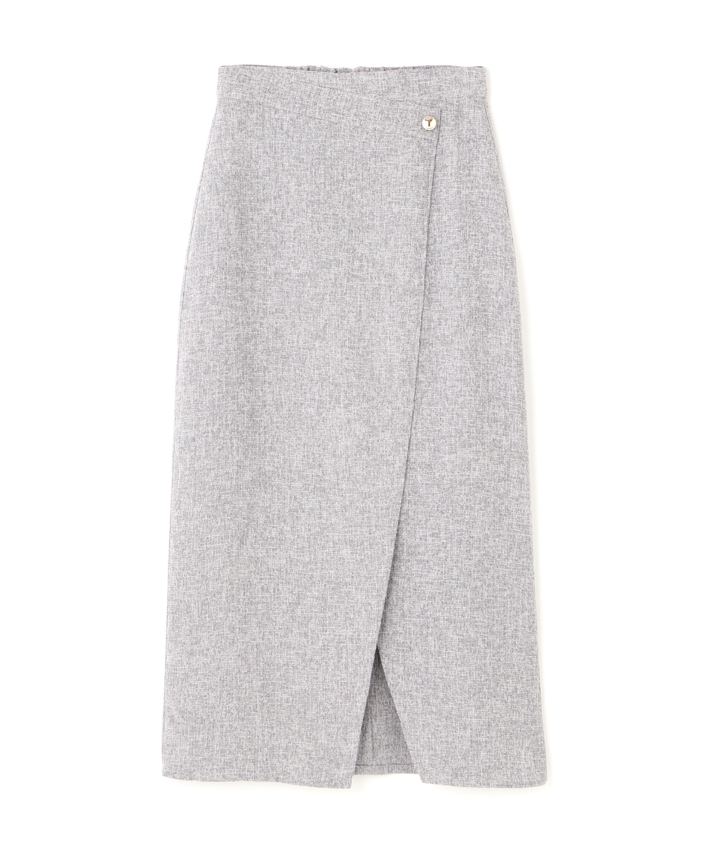 PROPORTION BODY DRESSING「スプリングツイードアシメナロースカート」|スカート|